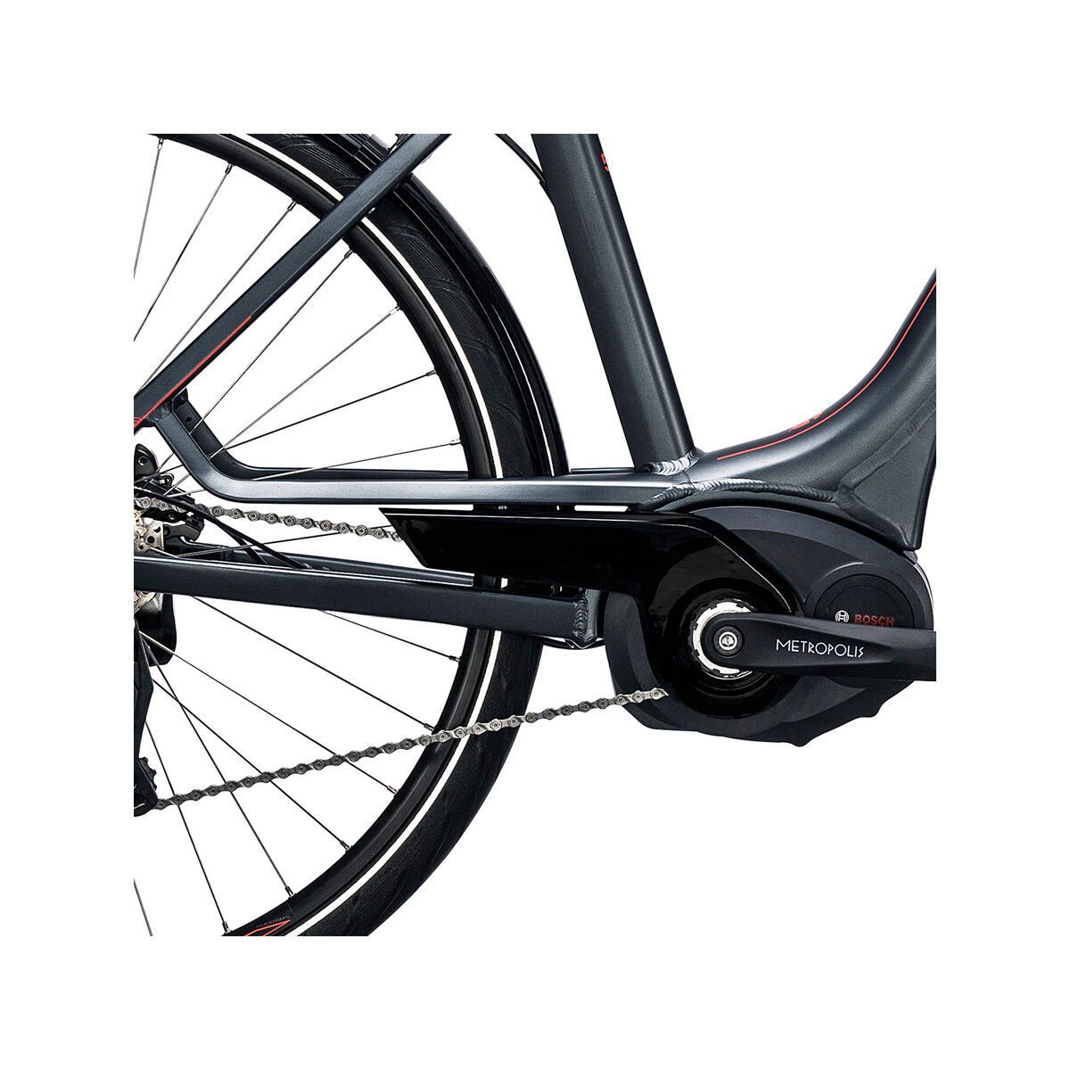 Cube Touring Hybrid Pro 500 Easy Entry, grey´n´flashred - Bild 3