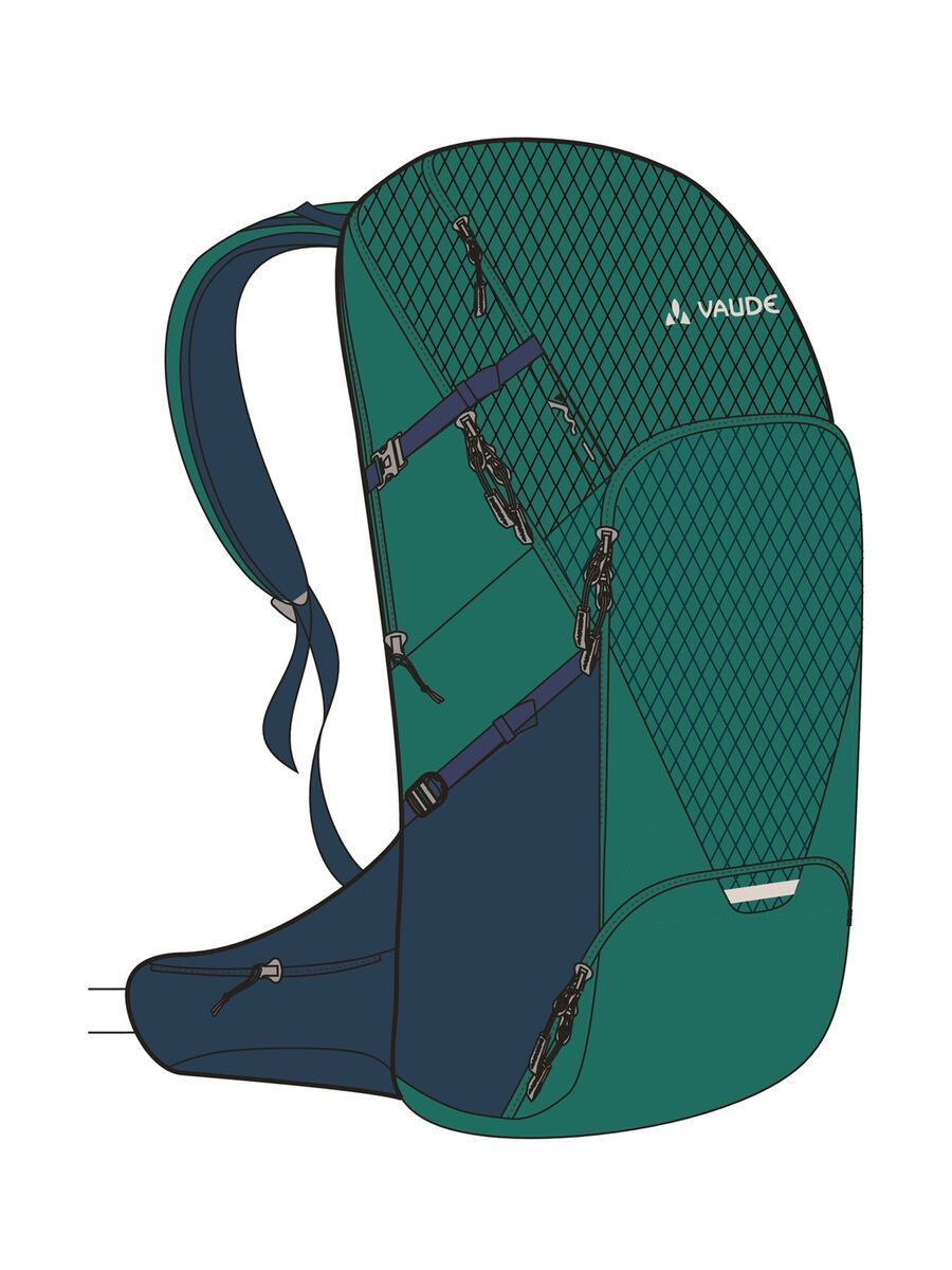 Vaude Bike Alpin 32+5, petroleum uni - Bild 2