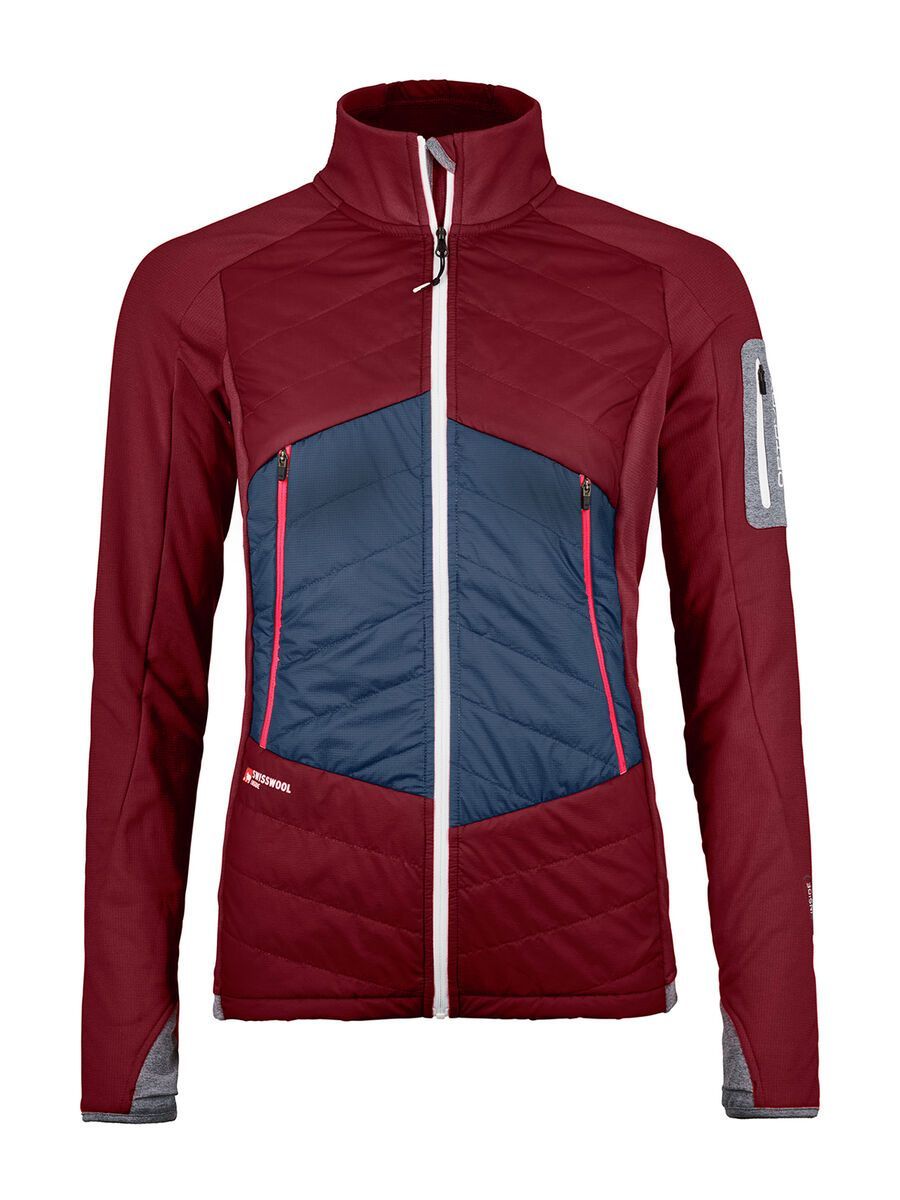 Ortovox Swisswool Hybrid Piz Roseg Jacket W, dark blood - Bild 1