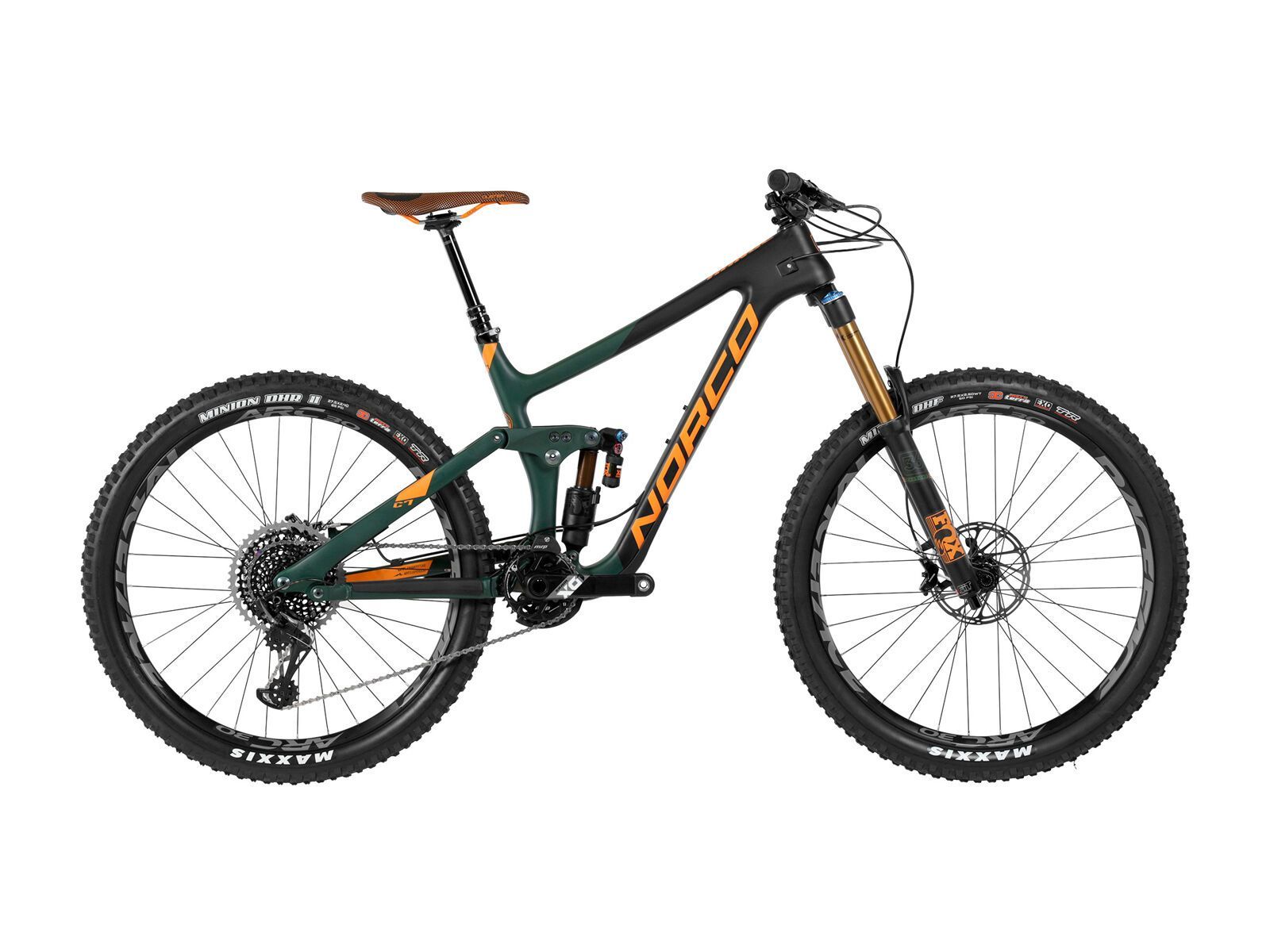 Norco Range C 7.1, darkgreen/black/orange - Bild 1