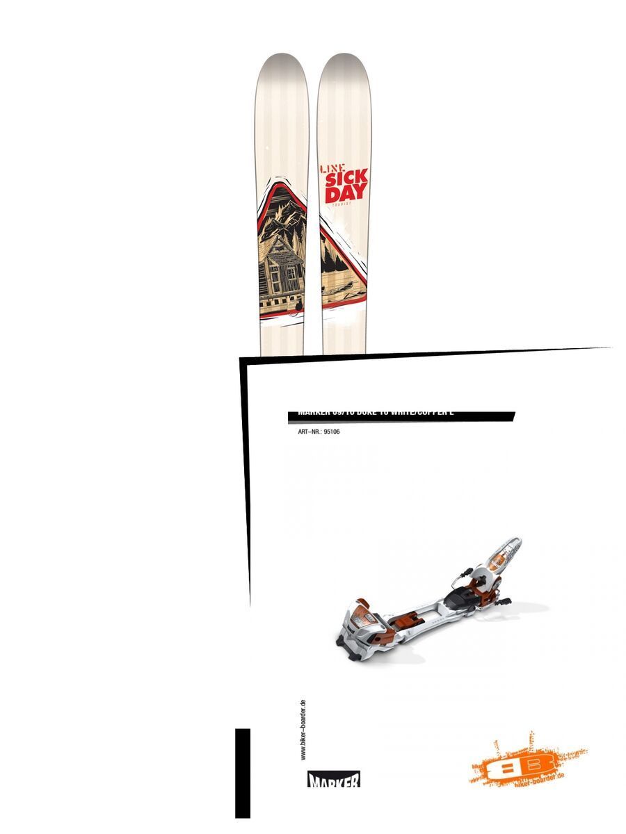 Set: Line Sick Day Tourist 2017 + Marker Duke 16 (95106S) - Bild 1