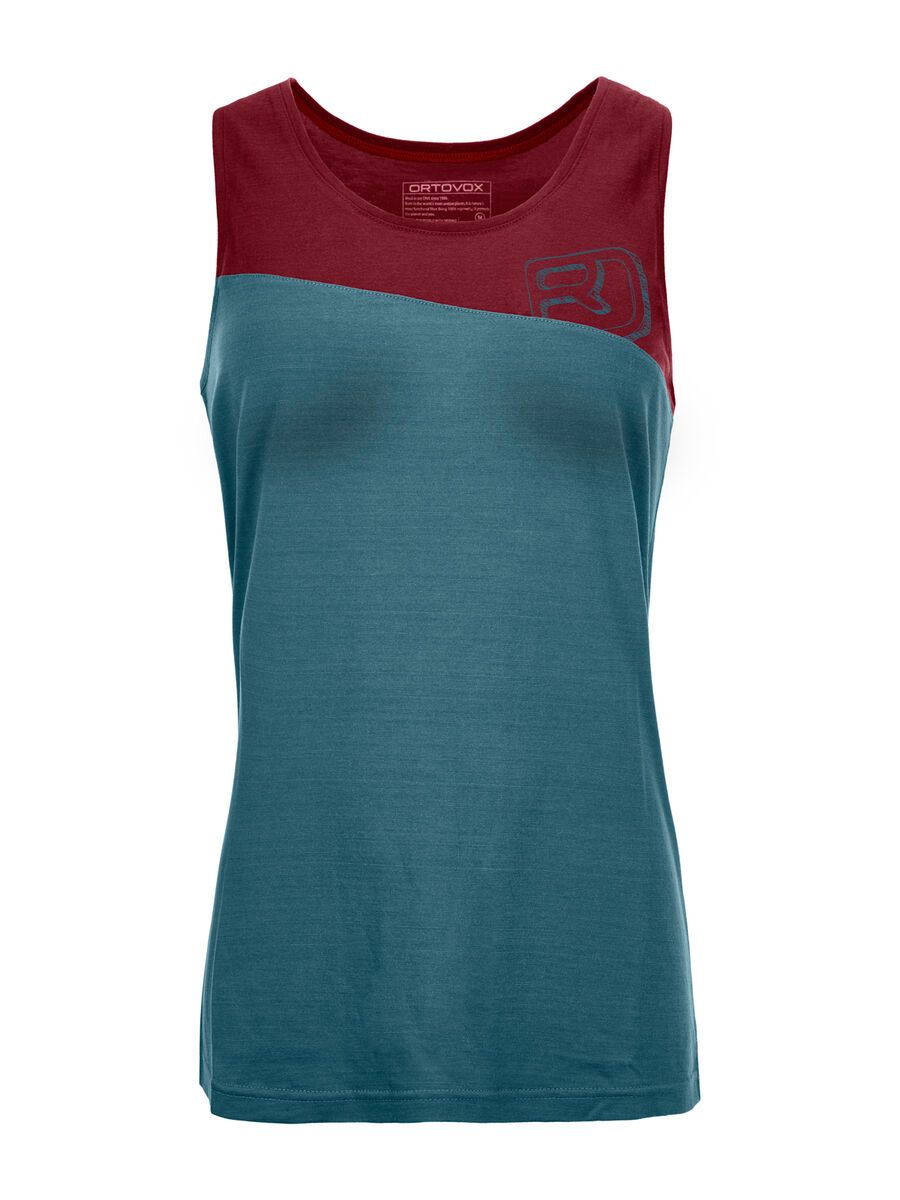 Ortovox 150 Cool Logo Tank Top W, mid aqua - Bild 1