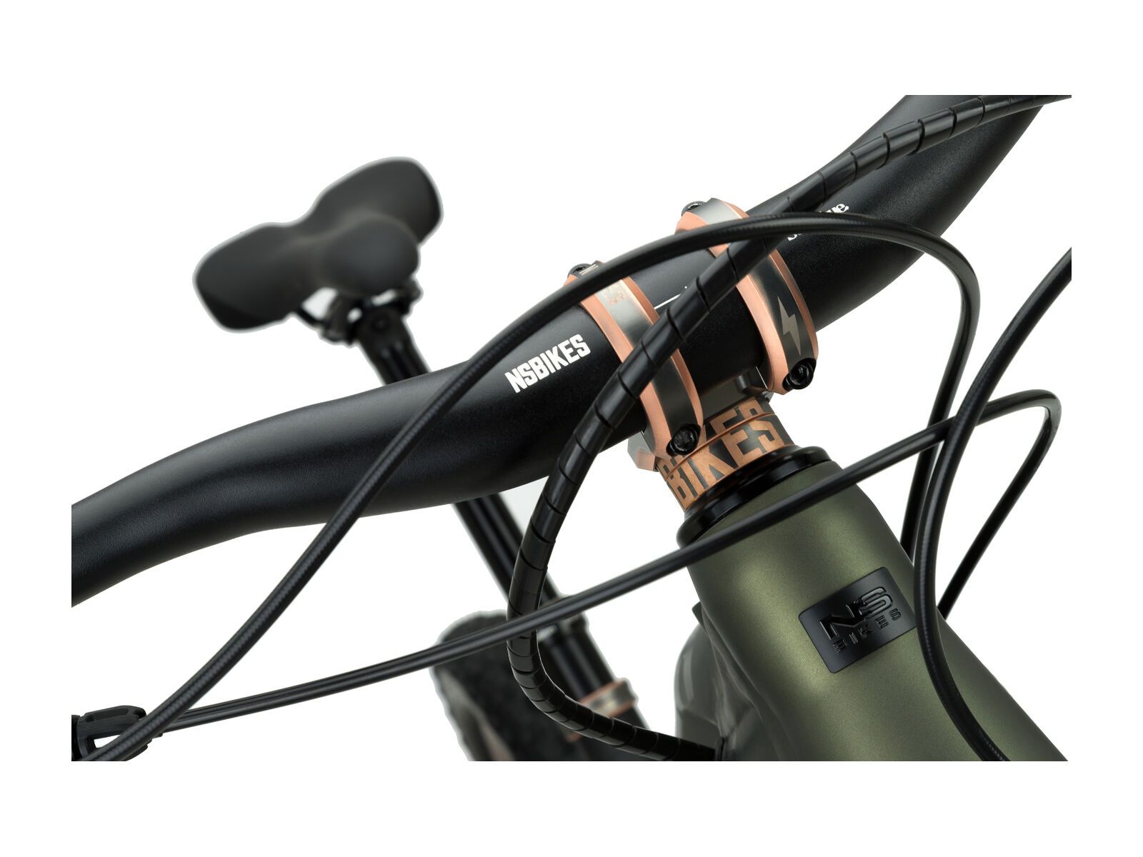 NS Bikes E-Fine 1 - Shimano Deore Bremsen, black/green - Bild 7