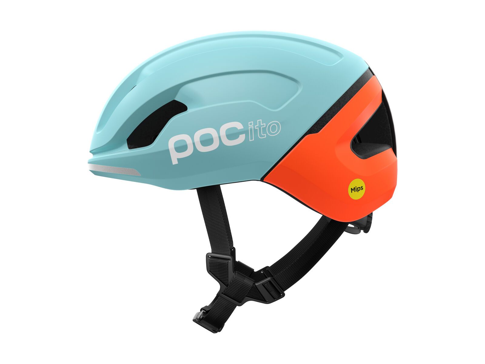 POC POCito Omne MIPS, indicolite blue matt/carnelian orange matt - Bild 1