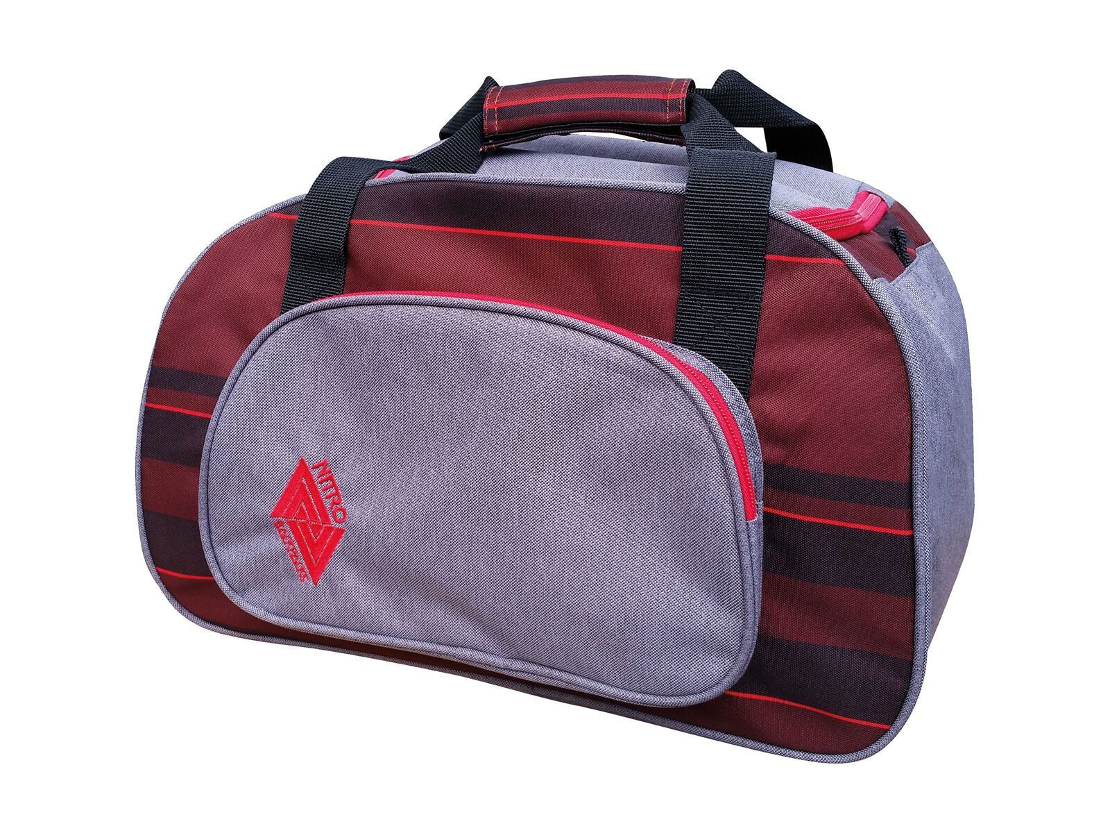 Nitro Duffle Bag XS, red stripes - Bild 1
