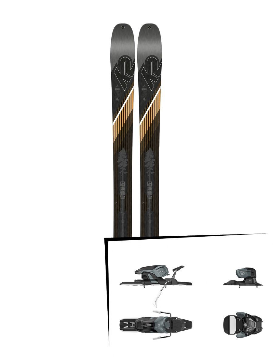 Set: K2 SKI Wayback 96 2019 + Salomon Warden 11 dark grey/black - Bild 1
