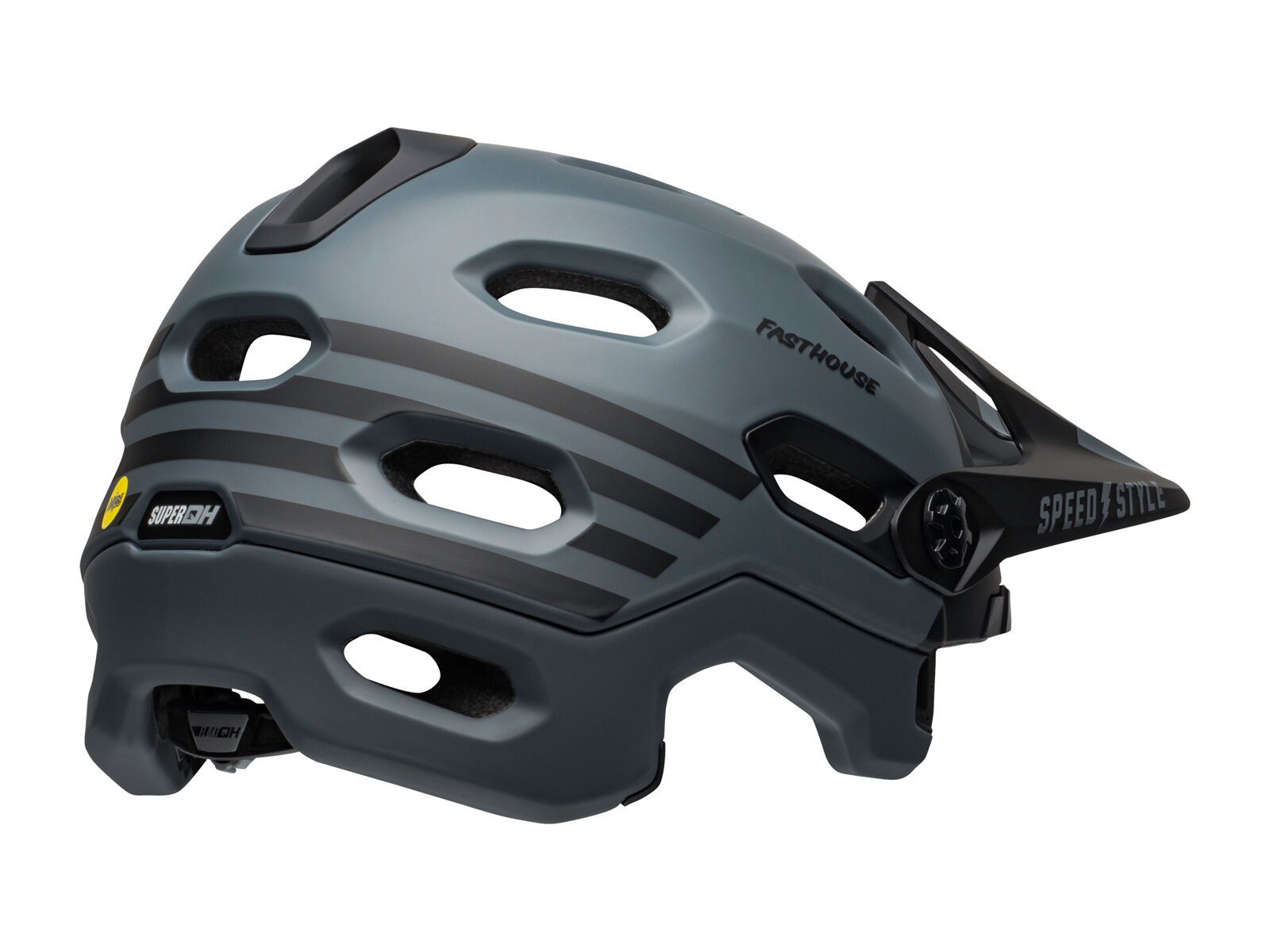 Bell Super DH MIPS Fasthouse, fasthouse matte gray/black - Bild 9