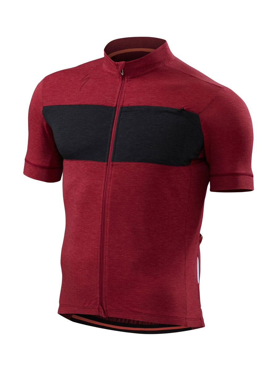 Specialized RBX drirelease Merino Jersey SS, burgundy heather - Bild 1