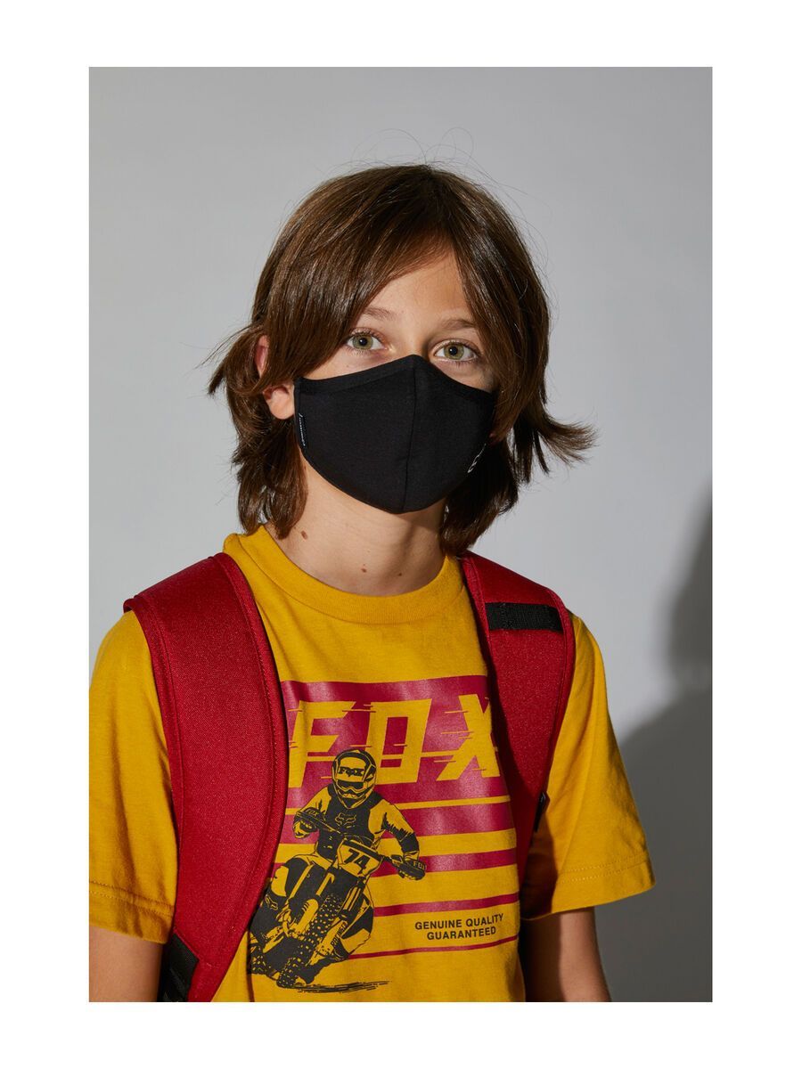 Fox Youth Face Mask (nicht retournierbar), black - Bild 7