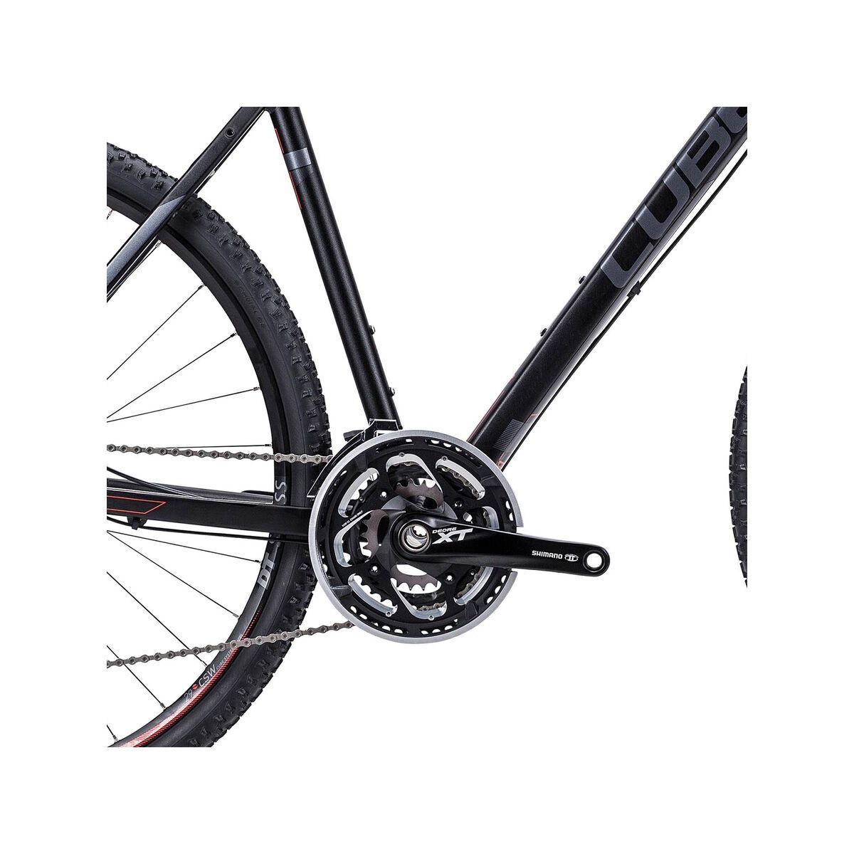 Cube Tonopah SL, black anodized flashred - Bild 3