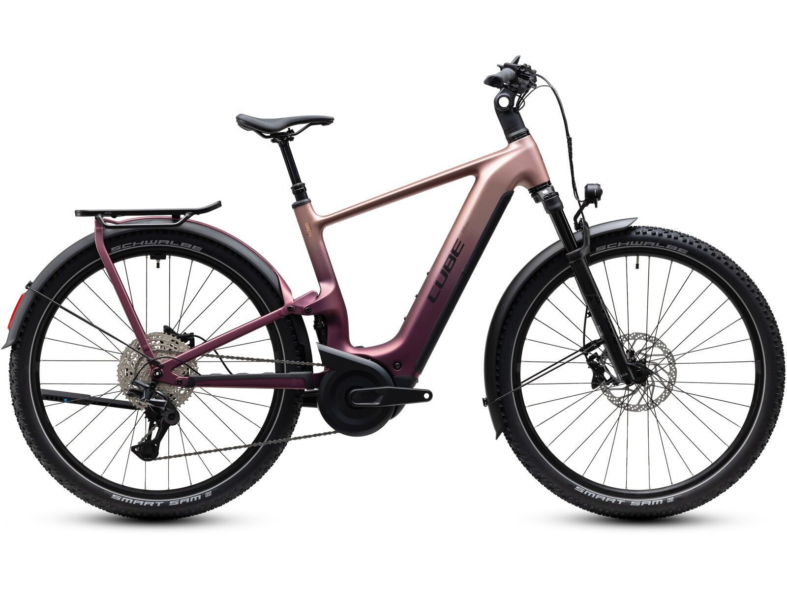 Cube Nuride Hybrid One11 SLX 800, mauve´n´black - Bild 1