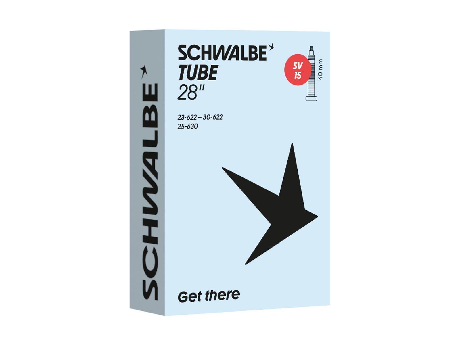 Schwalbe Schlauch SV 15 28 Zoll / 23/30-622/630 - 40 mm - Bild 1