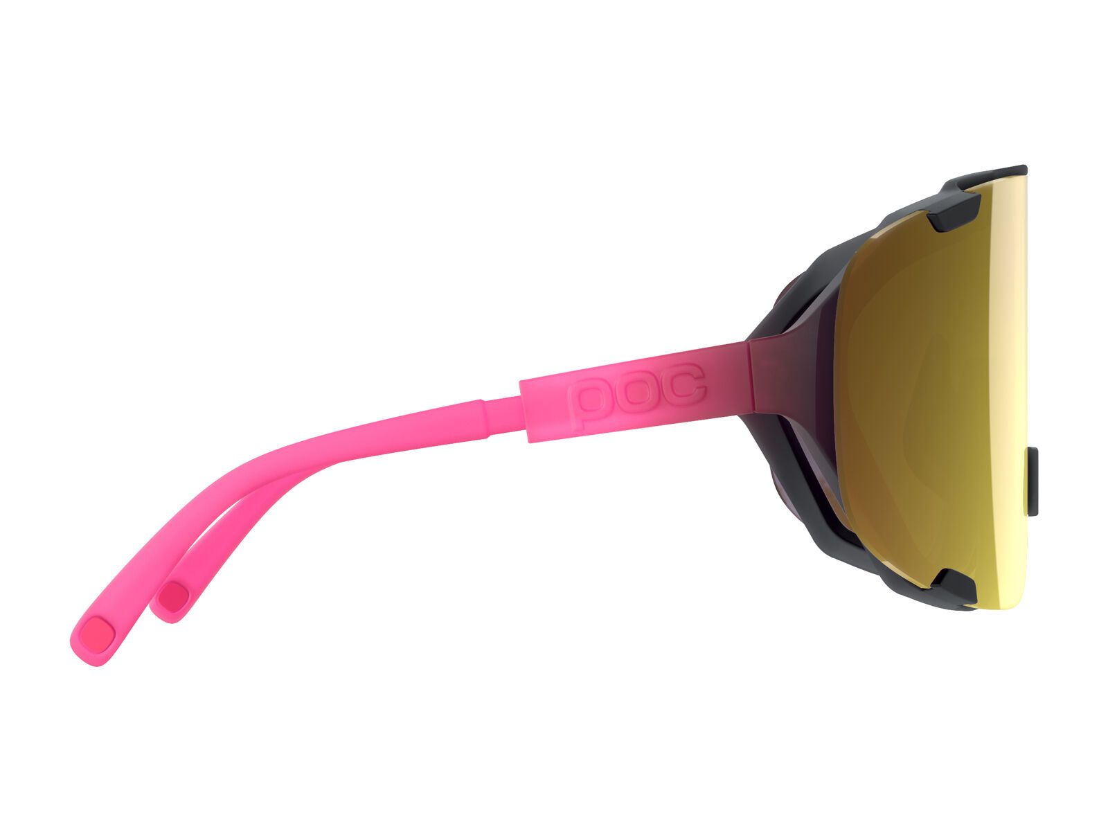 POC Devour, Clarity Road Gold / fluo pink/uranium black transl. - Bild 3