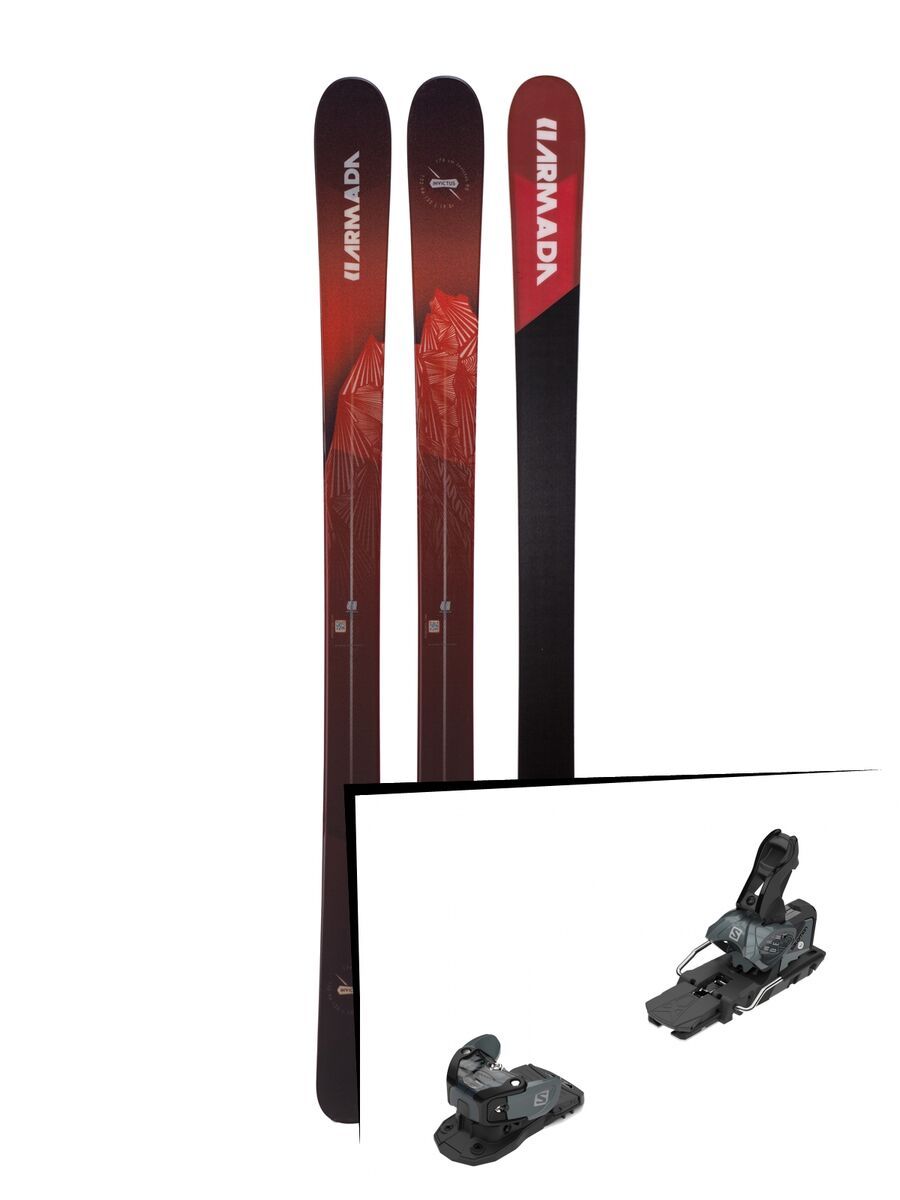 Set: Armada Invictus 95 2019 + Salomon Warden MNC 13 black/grey - Bild 1