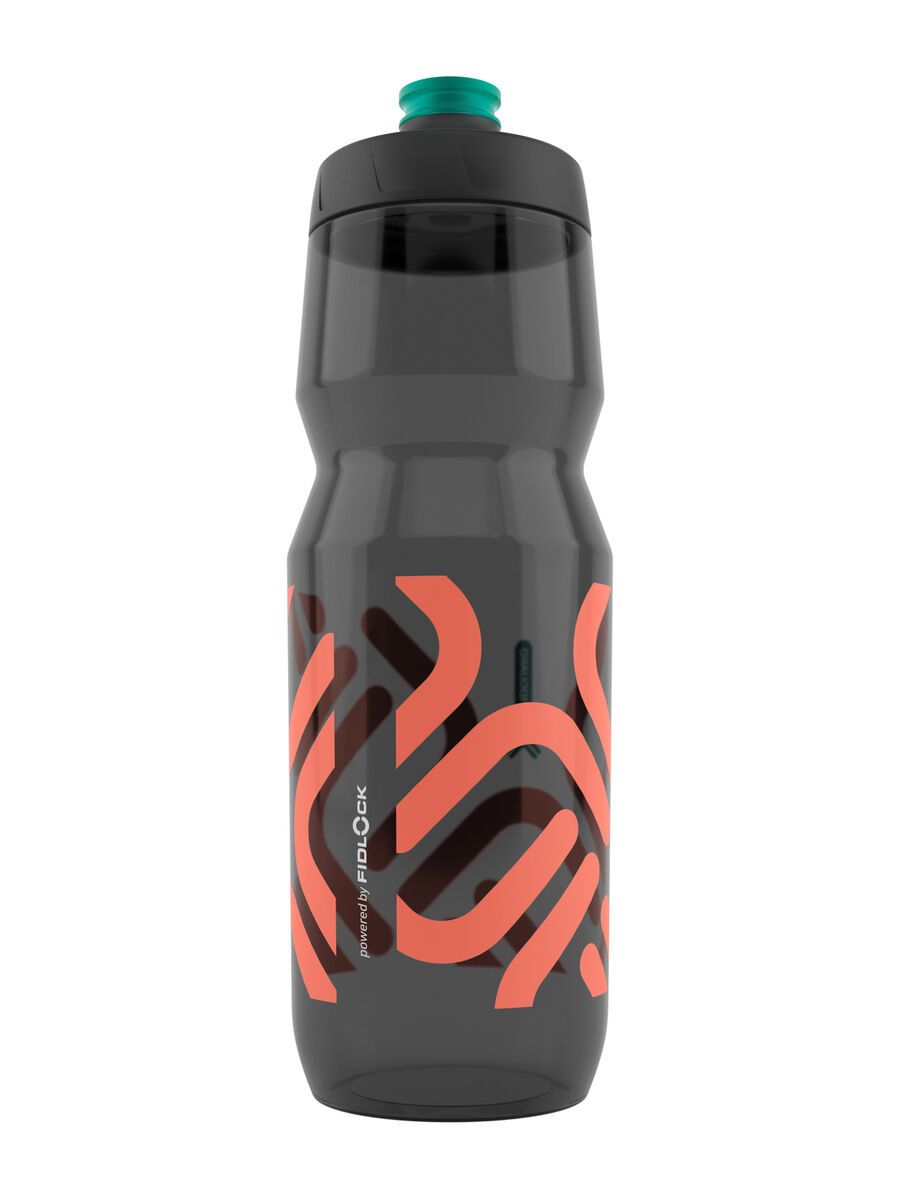 Fidlock Fidguard Bottle 750 Antibacterial, transparent black/coral red - Bild 2
