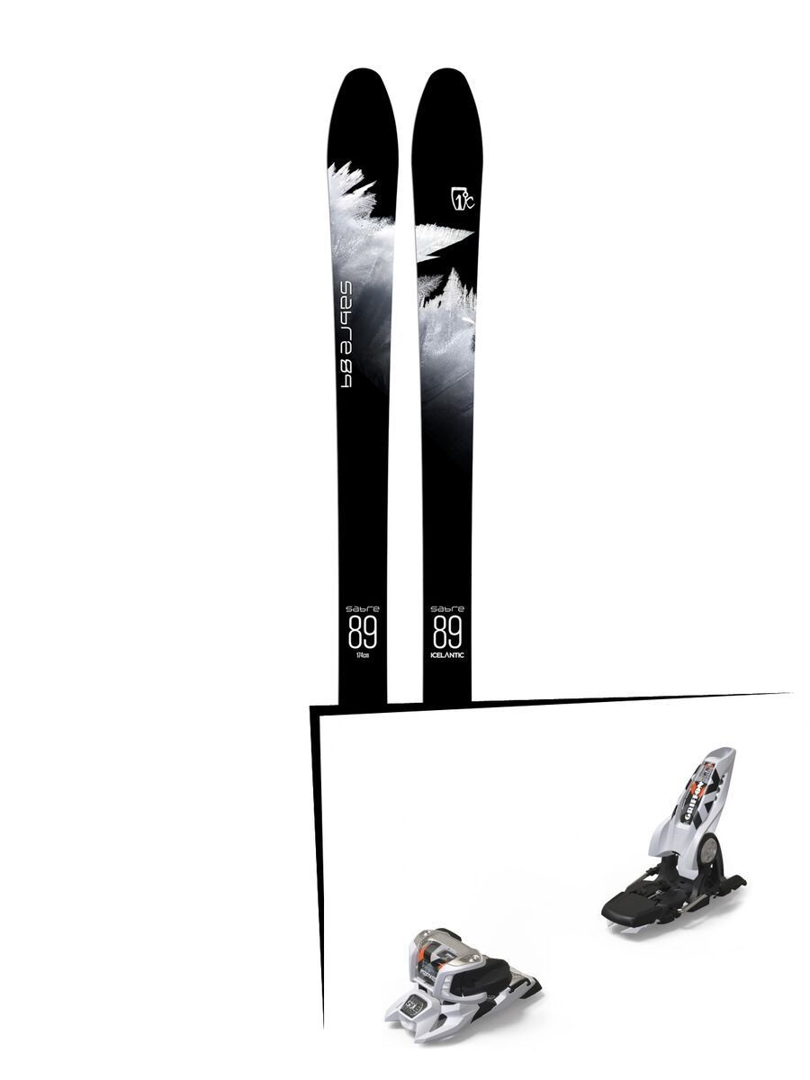 Set: Icelantic Sabre 89 2018 + Marker Griffon 13 ID white - Bild 1