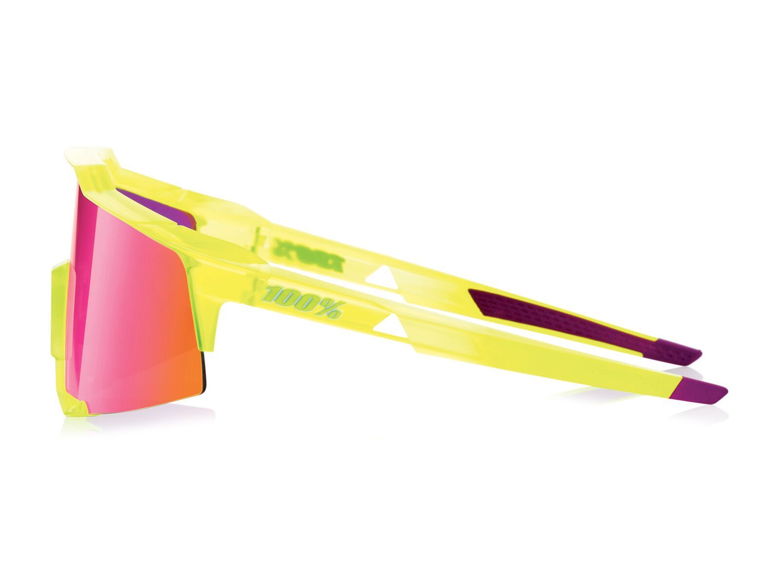 100% Speedcraft, acidulous/Lens: purple multilayer mirror - Bild 3
