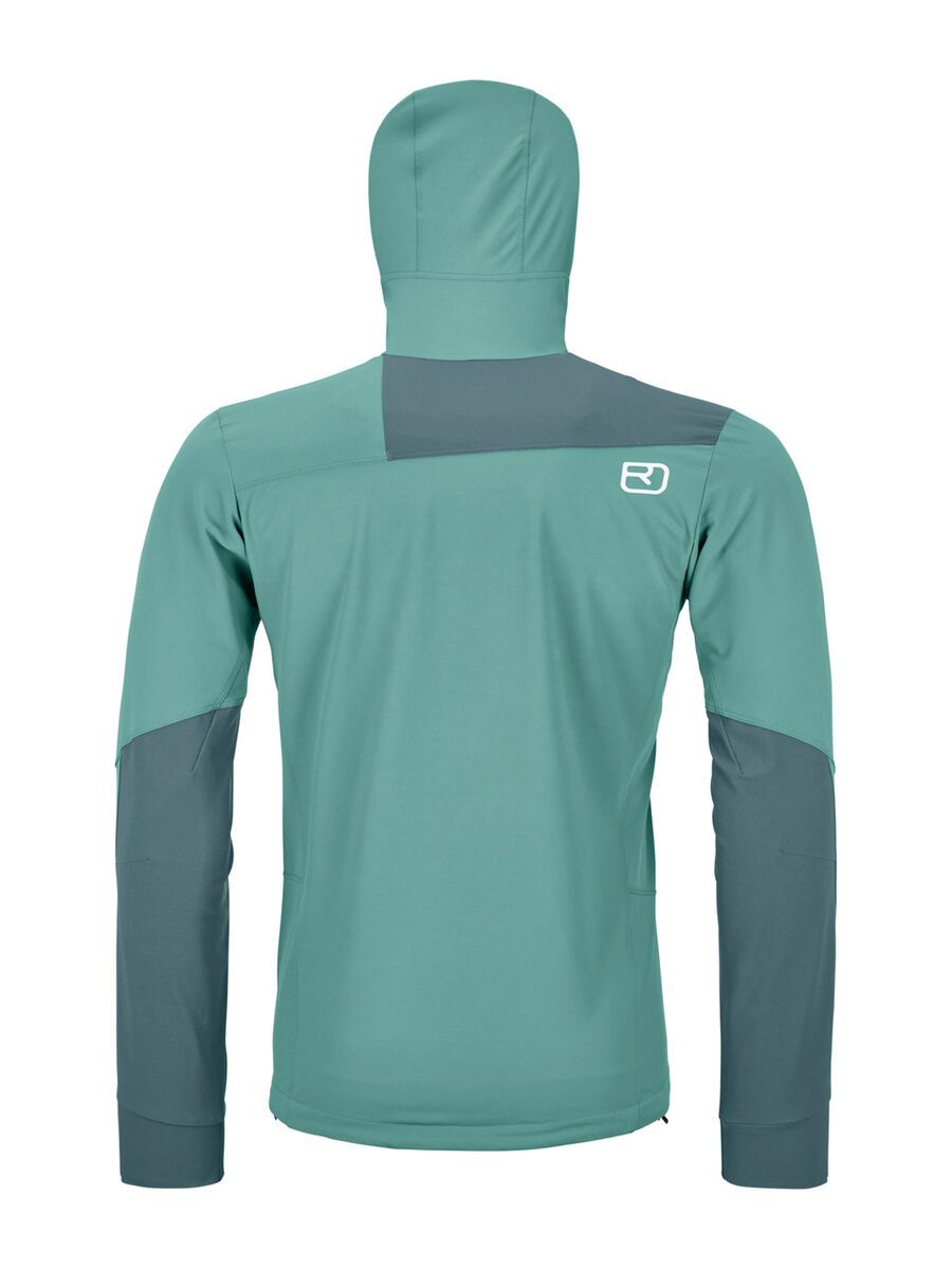 Ortovox Merino Shield Tec Pala Hooded Jacket M, arctic grey - Bild 2