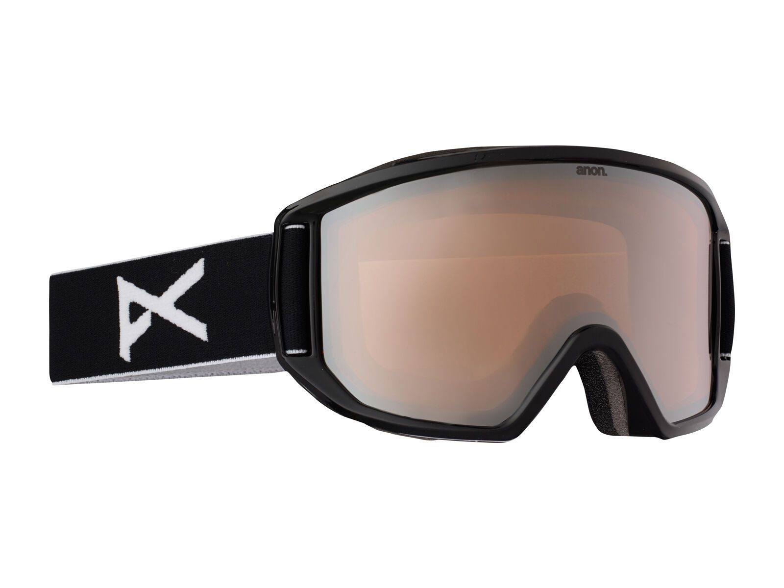 Anon Relapse + Spare Lens, black/silver amber - Bild 1