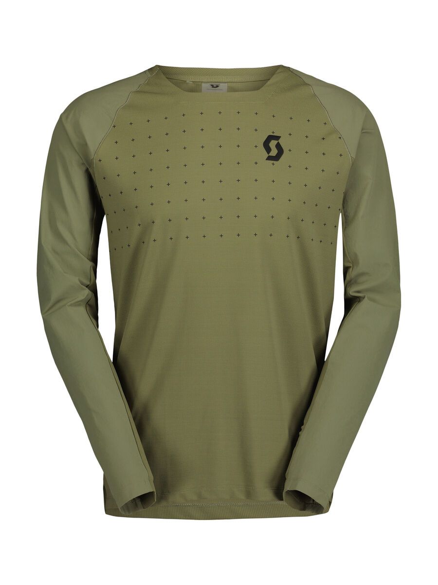Scott Trail Vertic Pro Long-Sleeve Men's Tee, hay green - Bild 1