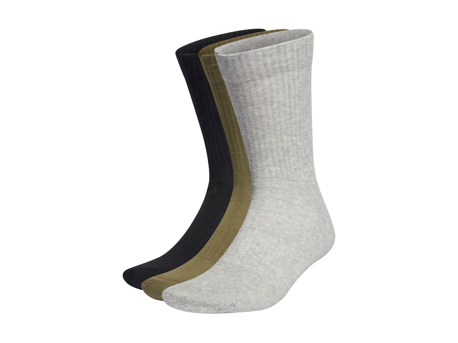 Five Ten Crew Socken (3er Pack), black/grey heather/olive - Bild 2