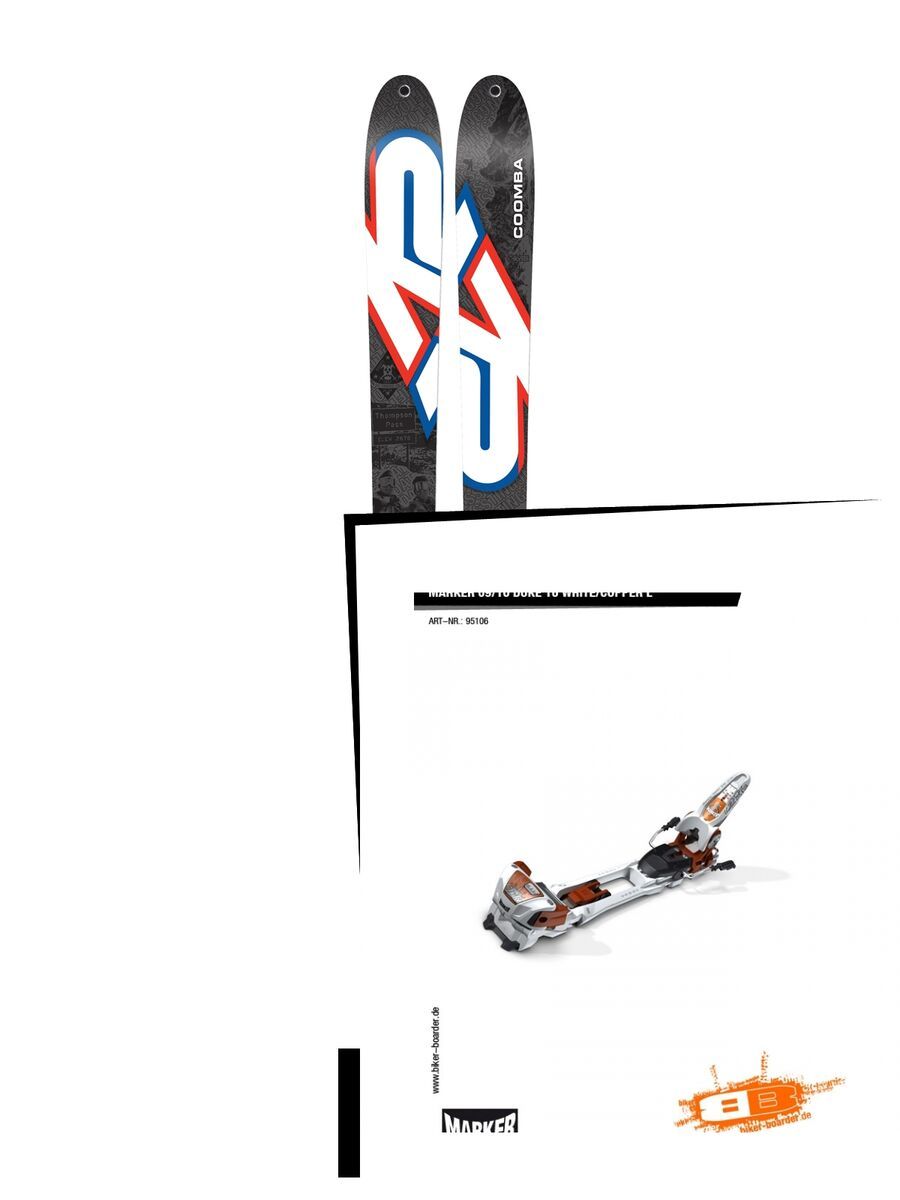 Set: K2 SKI Coomback 104 2017 + Marker Duke 16 (95106S) - Bild 1