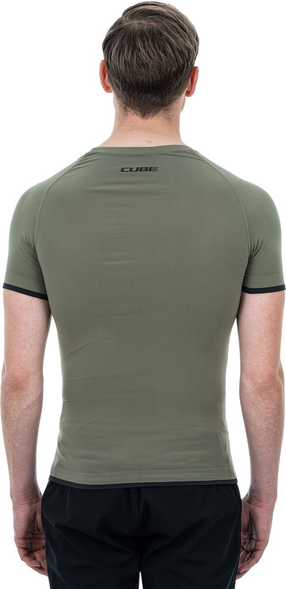 Cube Funktionsunterhemd Race Be Cool kurzarm, olive - Bild 3