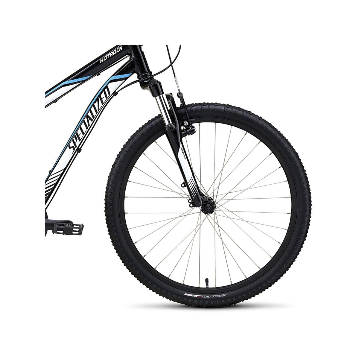 Specialized Hotrock 24 21-Speed Boys, black/white/cyan - Bild 2
