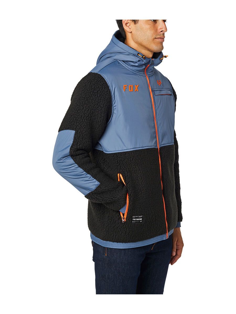 Fox Dayton Zip Fleece, blue steel - Bild 5