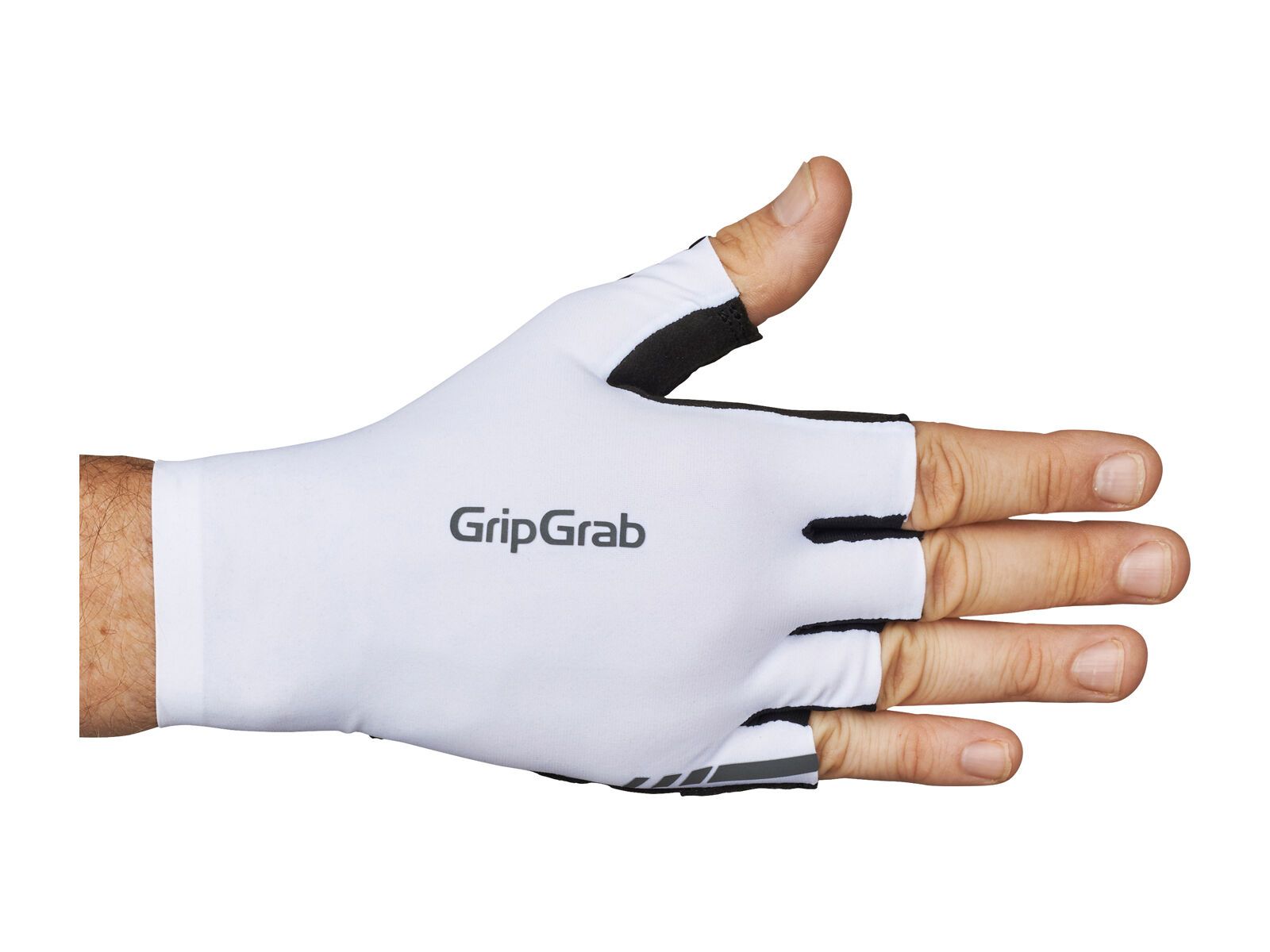 GripGrab Faststream Aero Short Finger Gloves, white - Bild 2