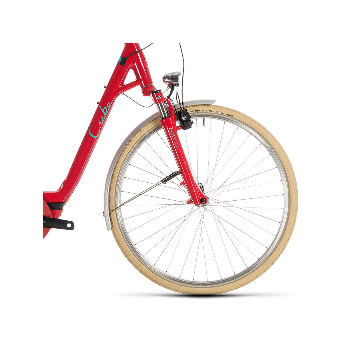 Cube Elly Cruise Hybrid 500, red´n´mint - Bild 2