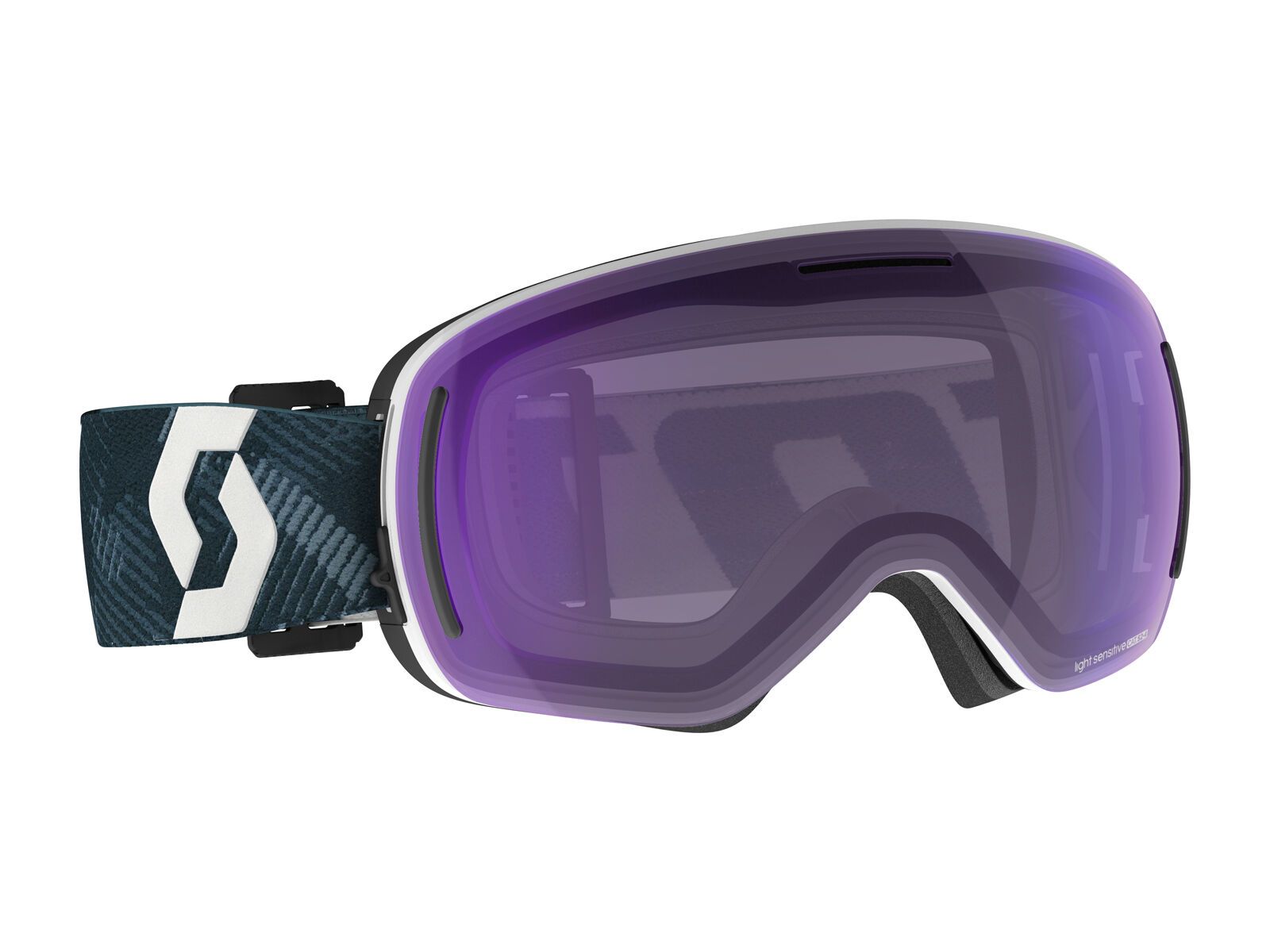 Scott LCG Evo - Light Sensitive Blue Chrome, team black/white - Bild 1