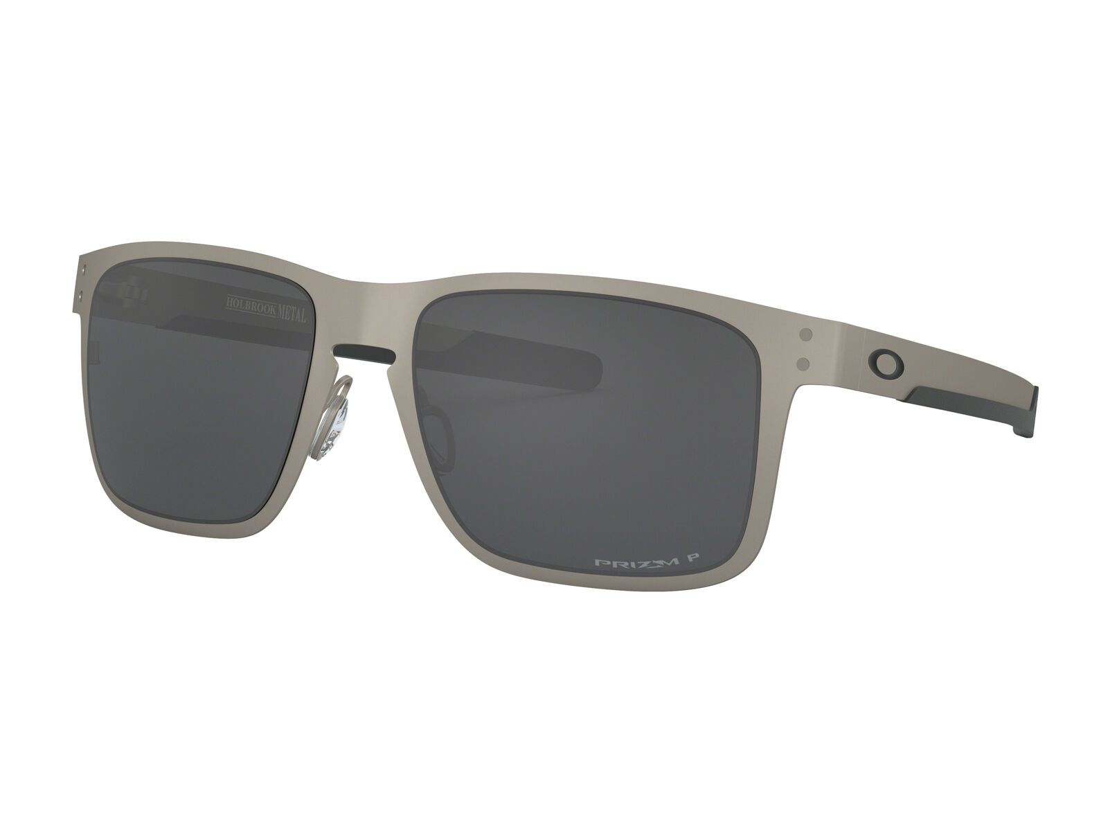 Oakley Holbrook Metal, satin chrome/Lens: prizm black polarized - Bild 1