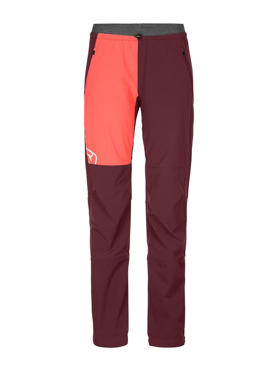Ortovox Merino Airsolation Berrino Pants W, winetasting - Bild 1