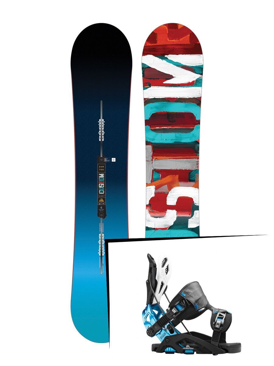 Set: Burton Custom Flying V 2017 + Flow Fuse-GT (1513133S) - Bild 1
