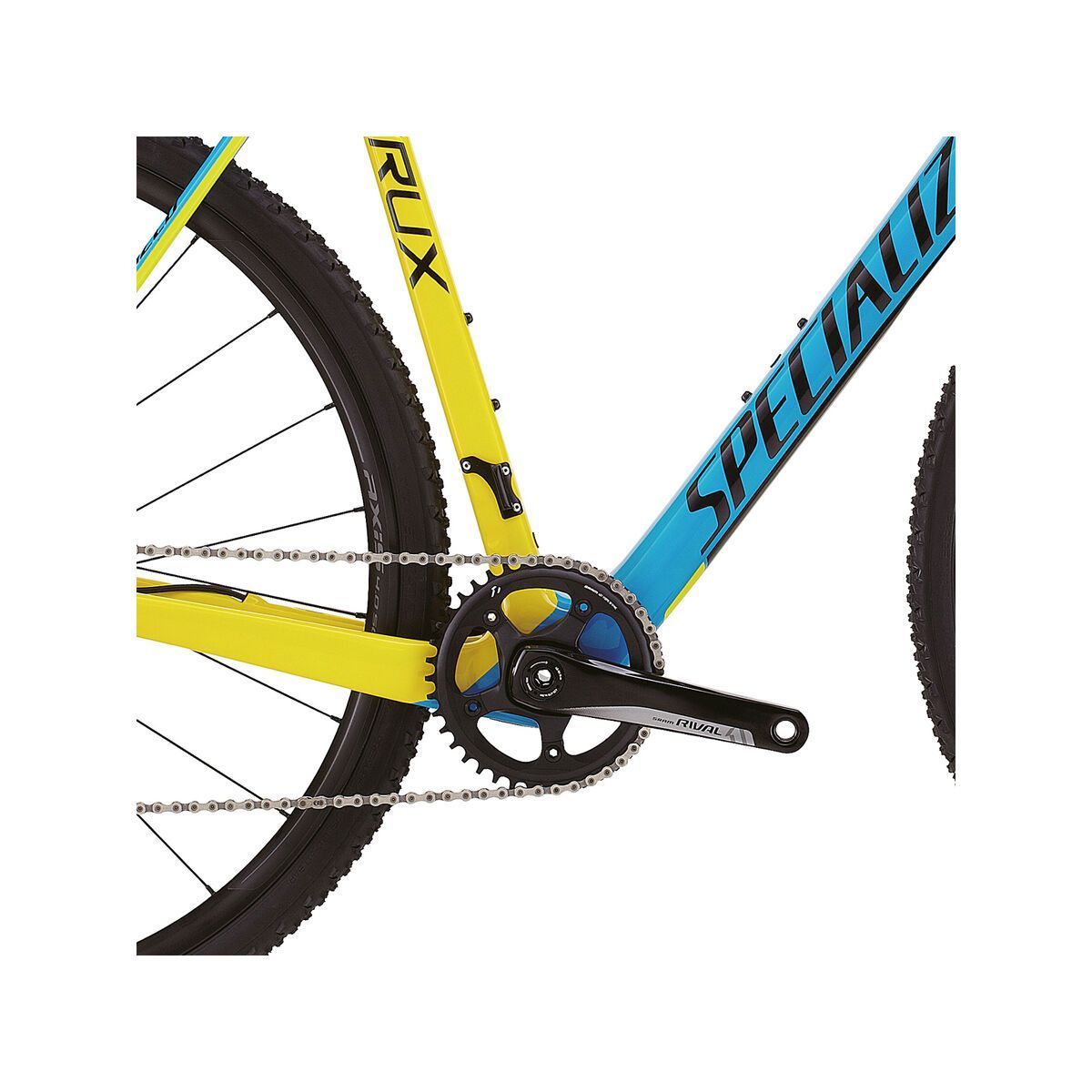 Specialized CruX Elite X1, gloss cyan/yellow/tarmac black - Bild 3