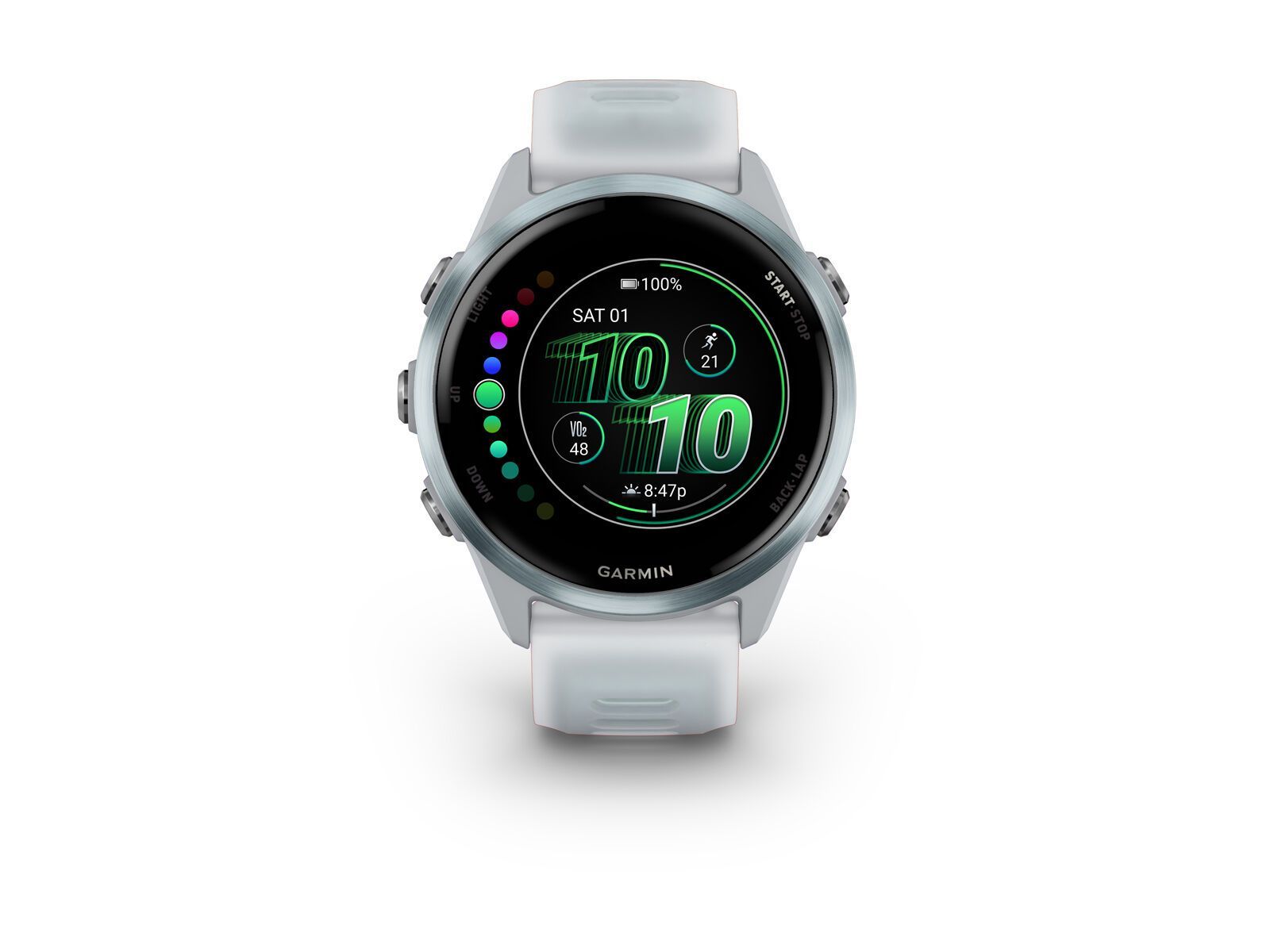 Garmin Forerunner 570 - 42 mm, steinweiss/cloud blue - Bild 4