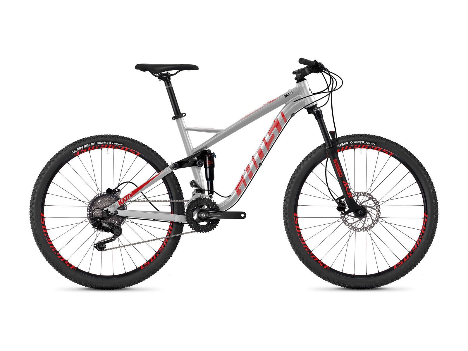 Ghost Kato FS 2.7 AL, iridium silver/riot red/jet black - Bild 1