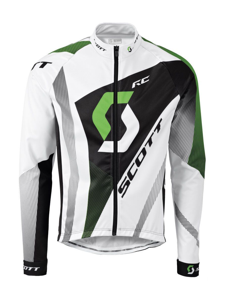 Scott AS RC Pro plus l/sl Shirt, white/green - Bild 1