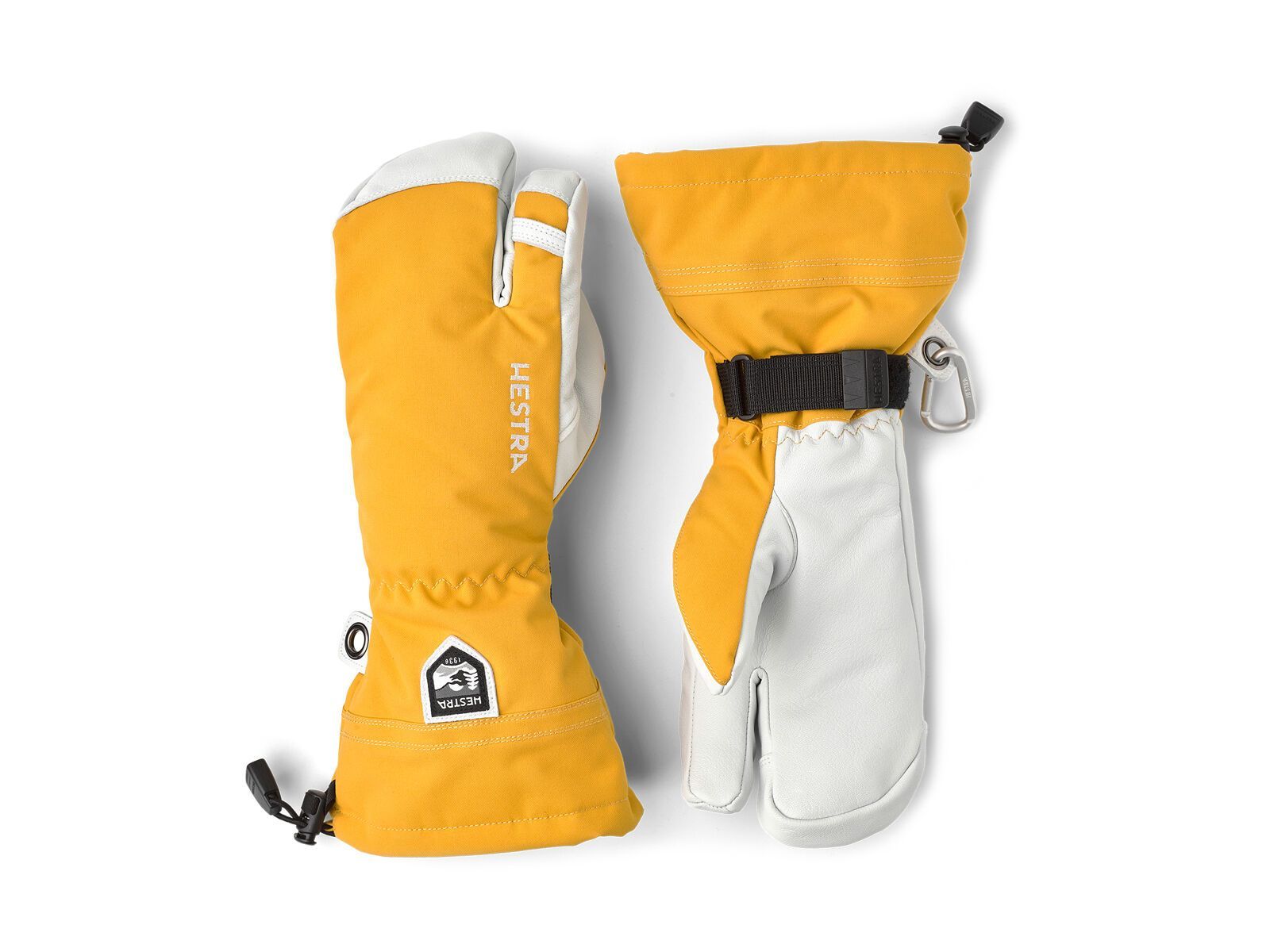 Hestra Army Leather Heli Ski 3 Finger, mustard - Bild 1