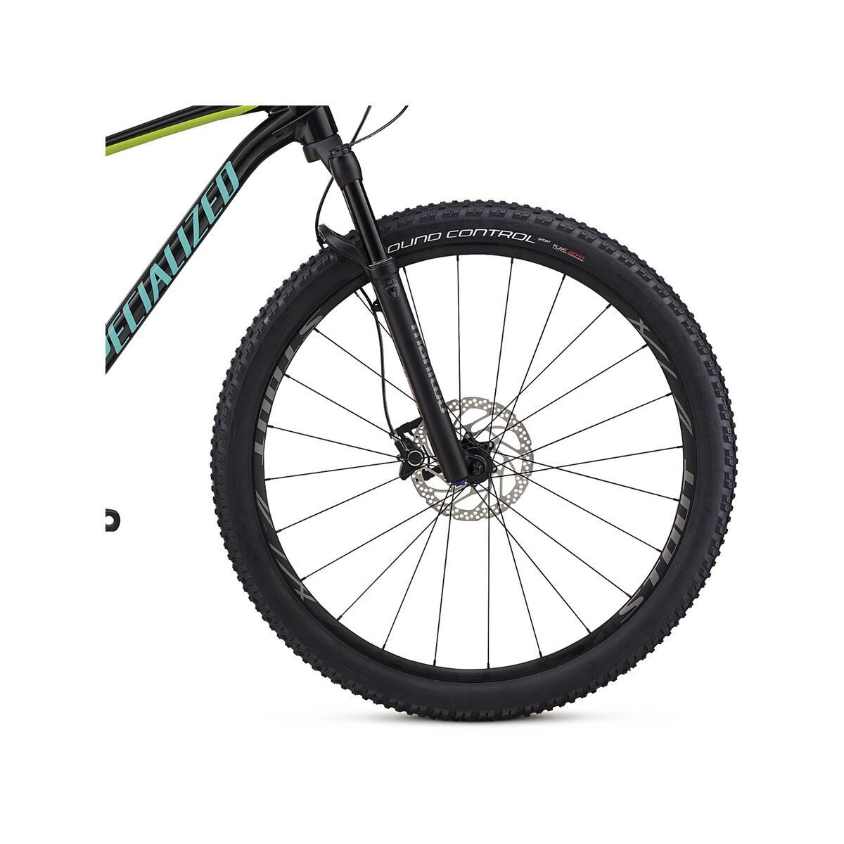 Specialized Rockhopper Pro, gloss tarmac black/hyper/acid mint - Bild 4