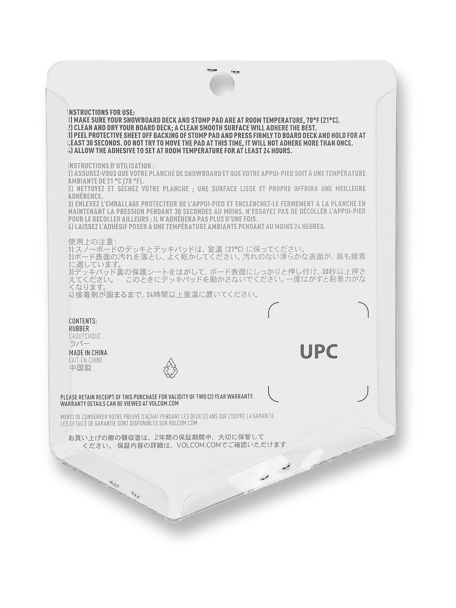 Volcom Stone Stomp Pad, black - Bild 2