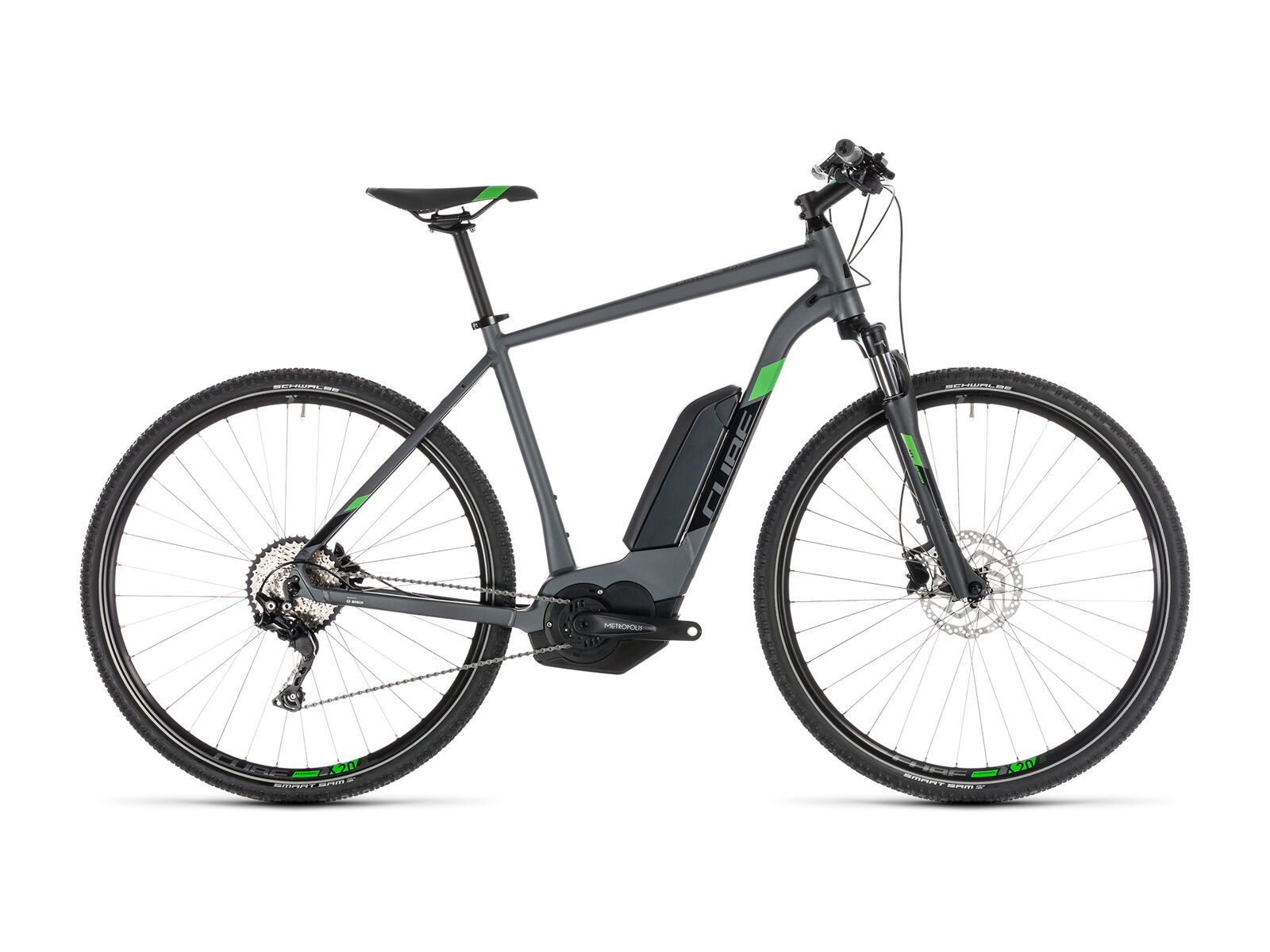 Cube Cross Hybrid Pro 500, iridium´n´green - Bild 1