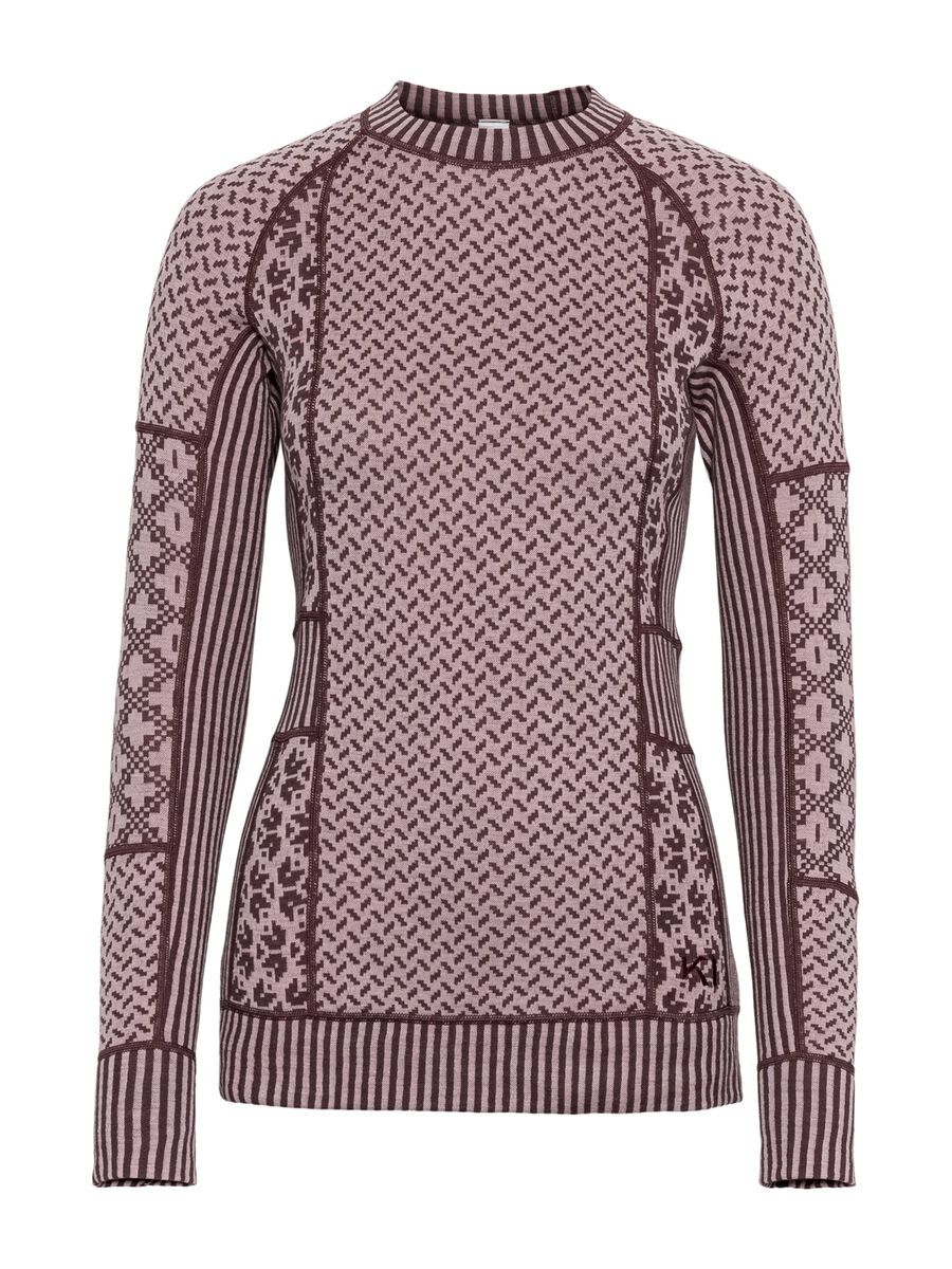 Kari Traa Smekker Long Sleeve, cocoa powder - Bild 1
