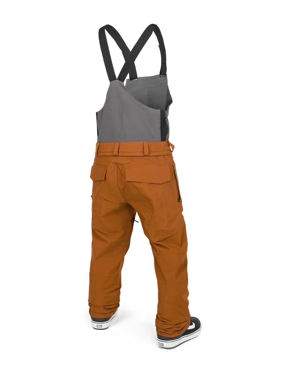 Volcom Roan Bib Overall, caramel - Bild 2