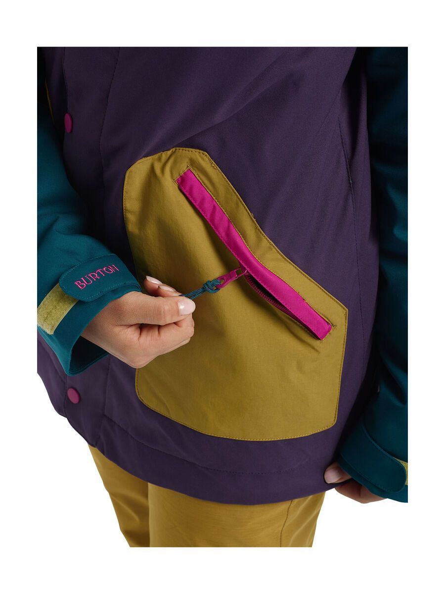 Burton Women's Eastfall Jacket, velvet/deep teal/evilo - Bild 7