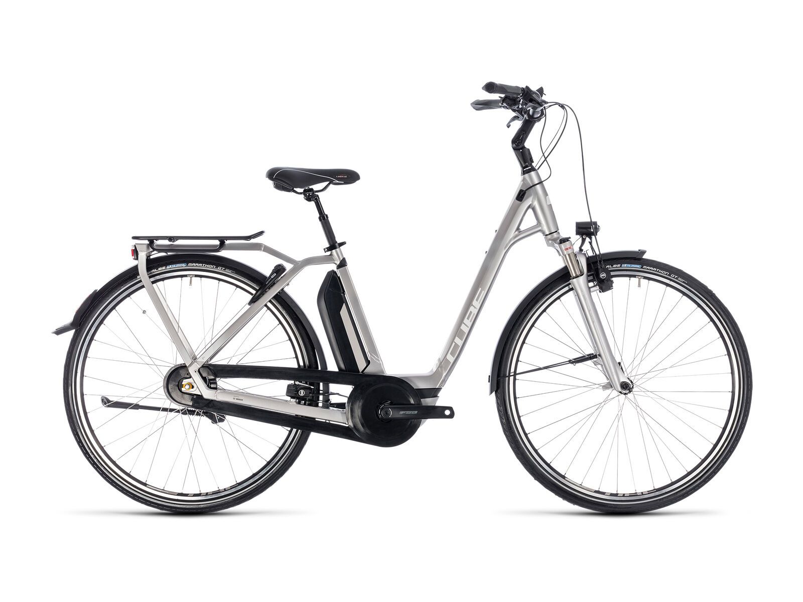 Cube Town Hybrid EXC 500 Easy Entry, silver´n´white - Bild 1