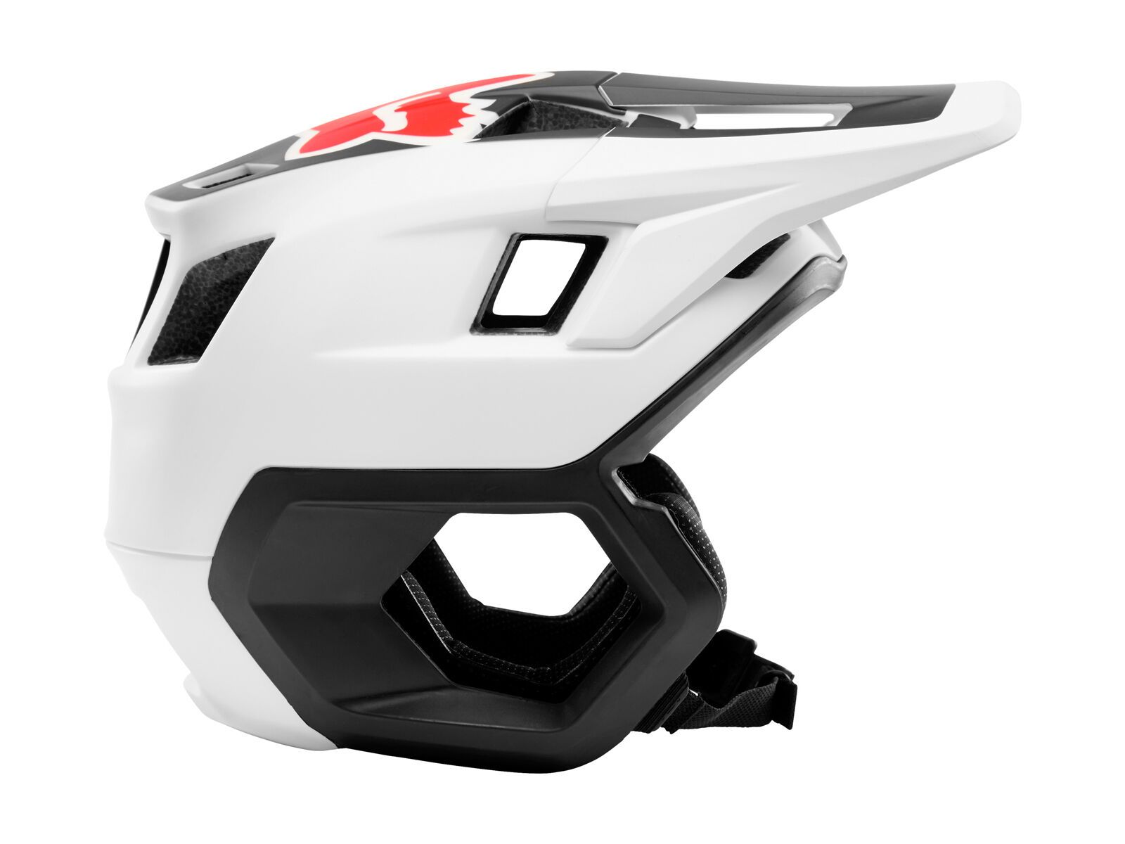 Fox Dropframe Helmet, white/black - Bild 6