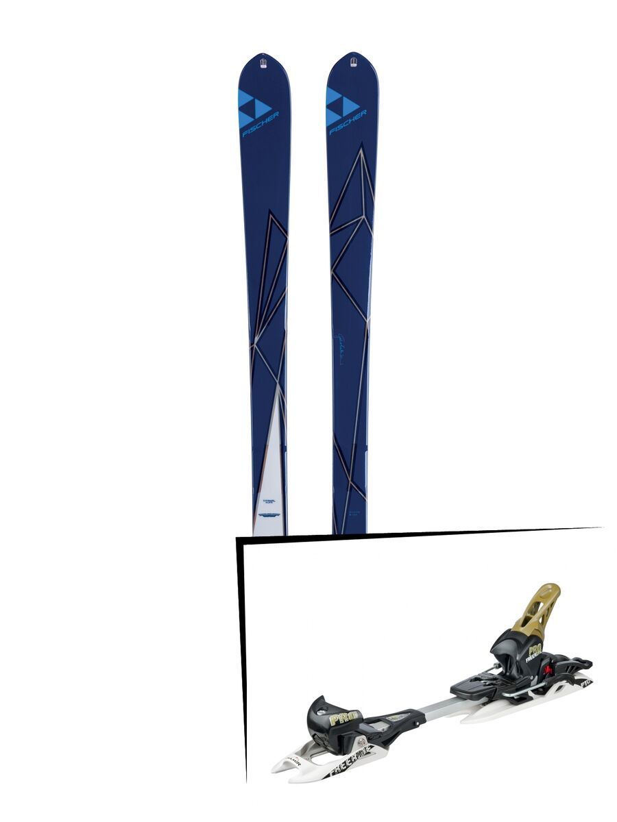 Set: Fischer My Transalp 82 2018 + Fritschi Diamir Freeride Pro schwarz-olive - Bild 1