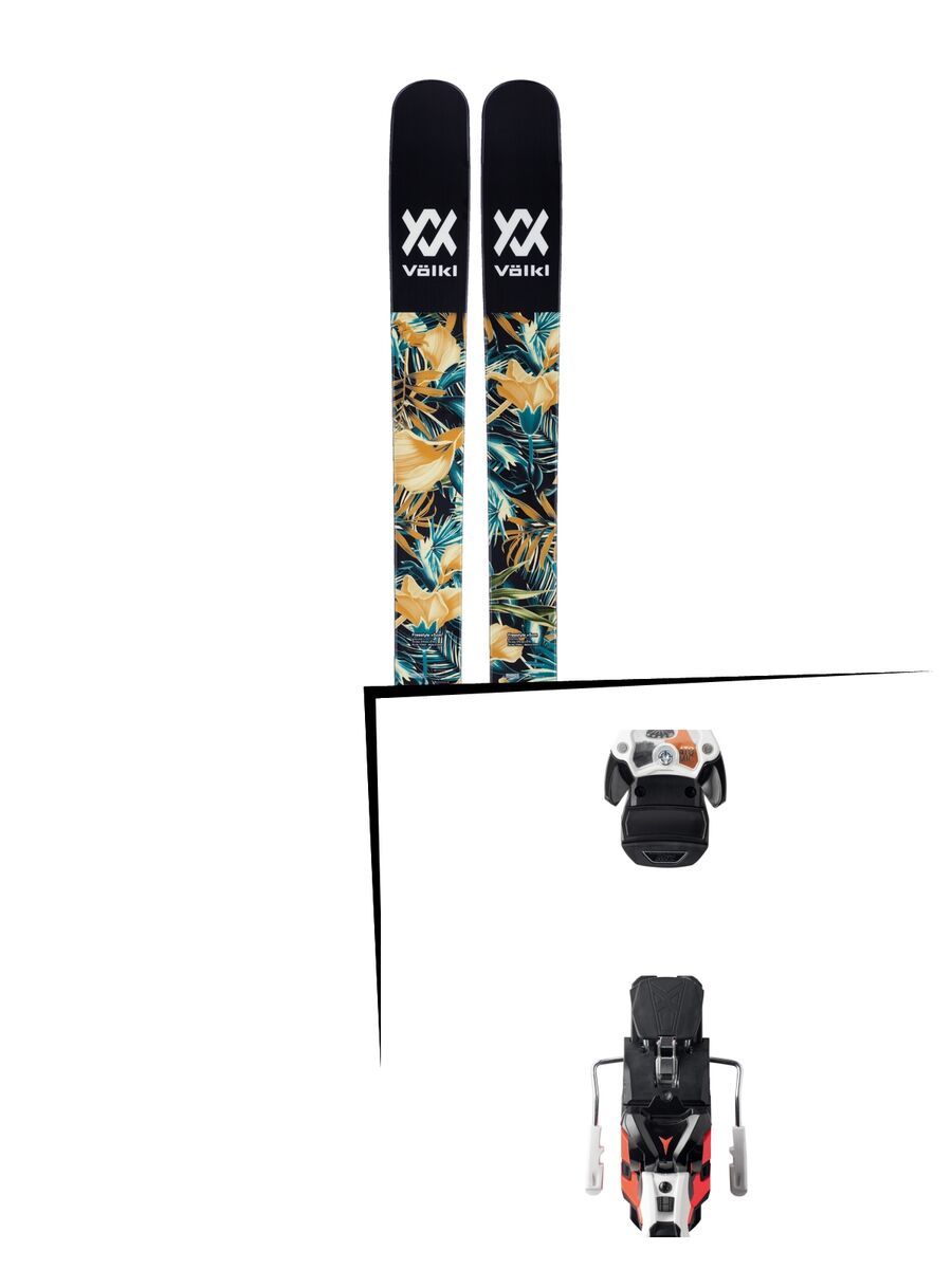 Set: Völkl Bash 116 2018 + Atomic Warden MNC 13 white/black/orange - Bild 1